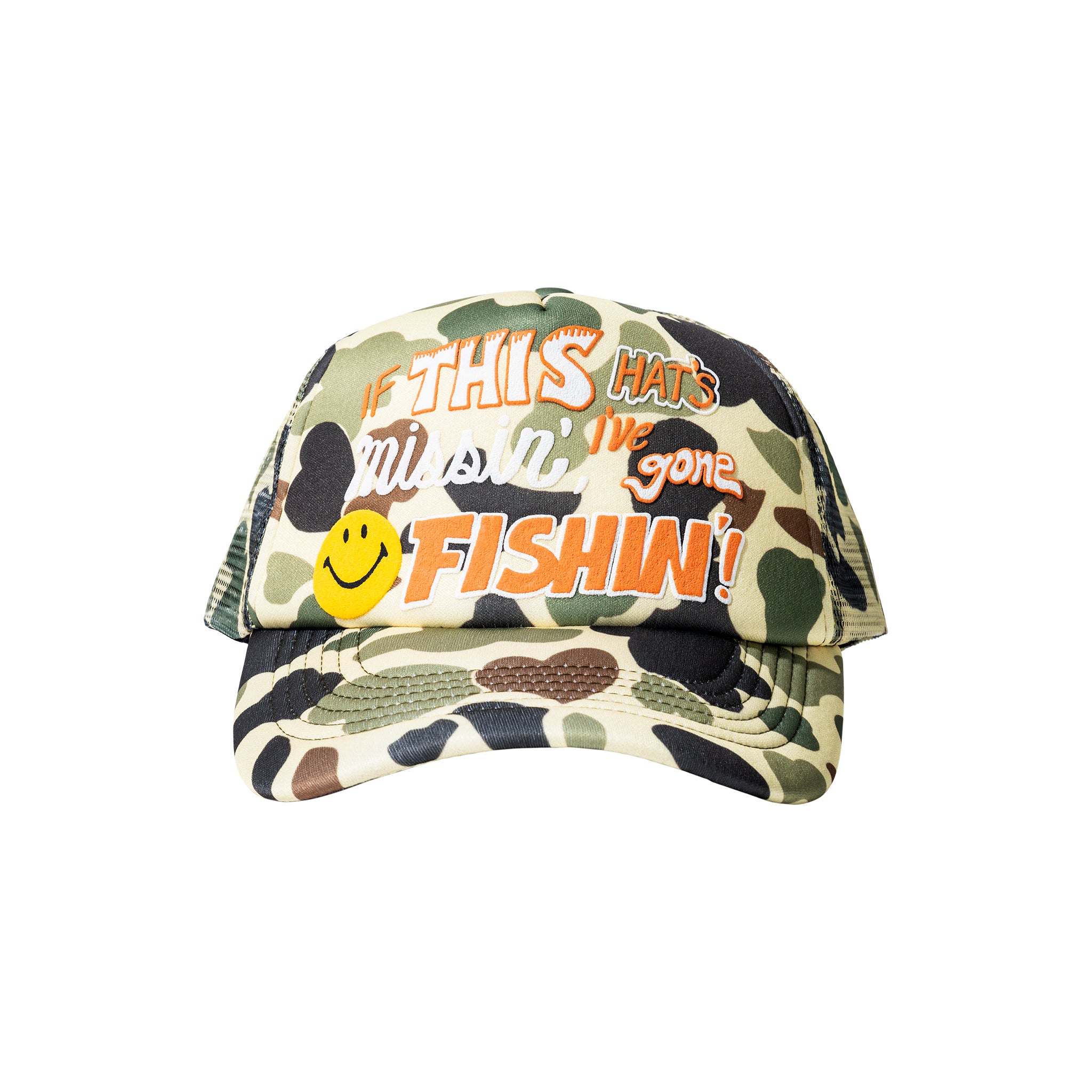 SMILEY CAMO TRUCKER