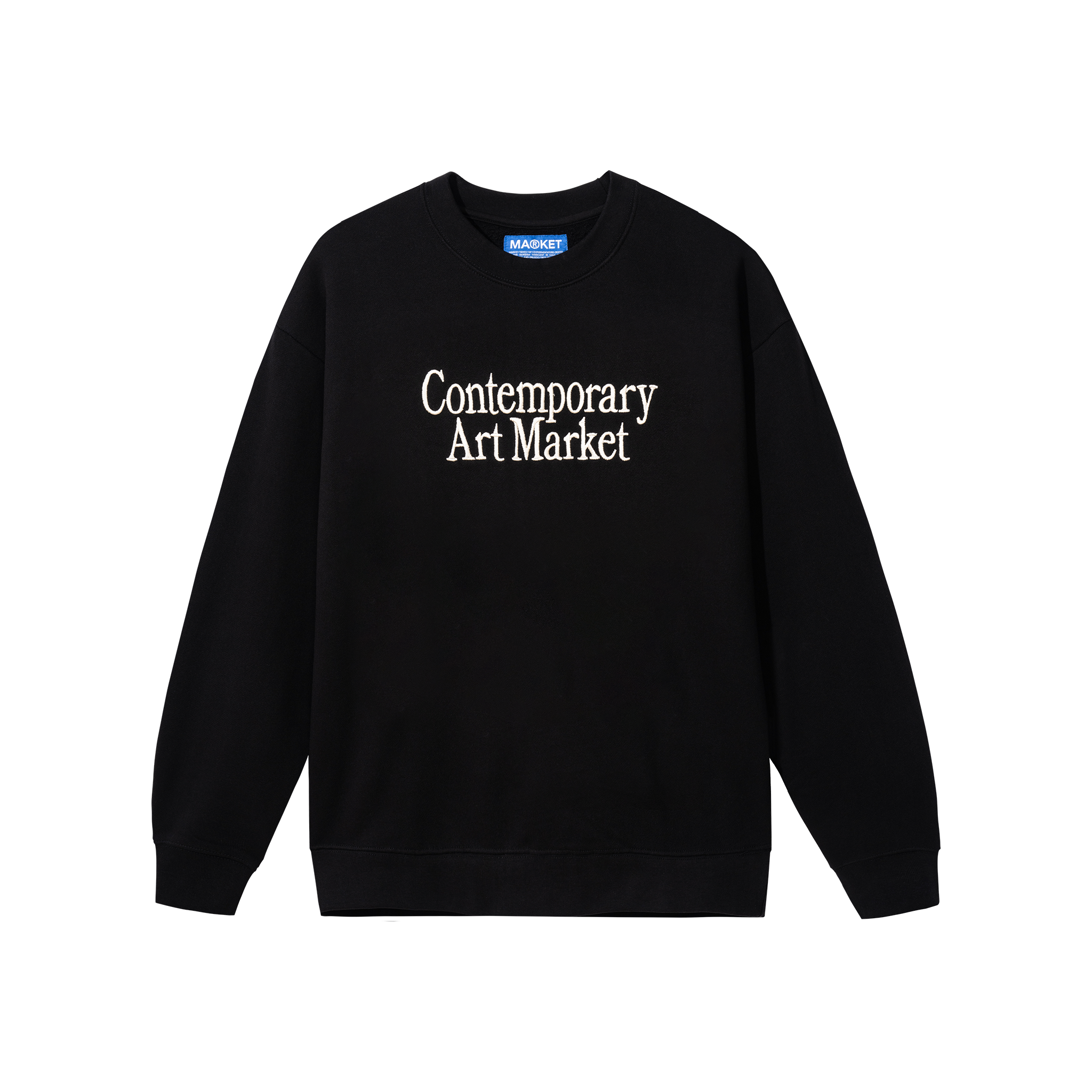 MARKET clothing brand CONTEMPORARY ART MARKET CREWNECK SWEATSHIRT. Find more graphic tees and hoodies at MarketStudios.com. Formally Chinatown Market.