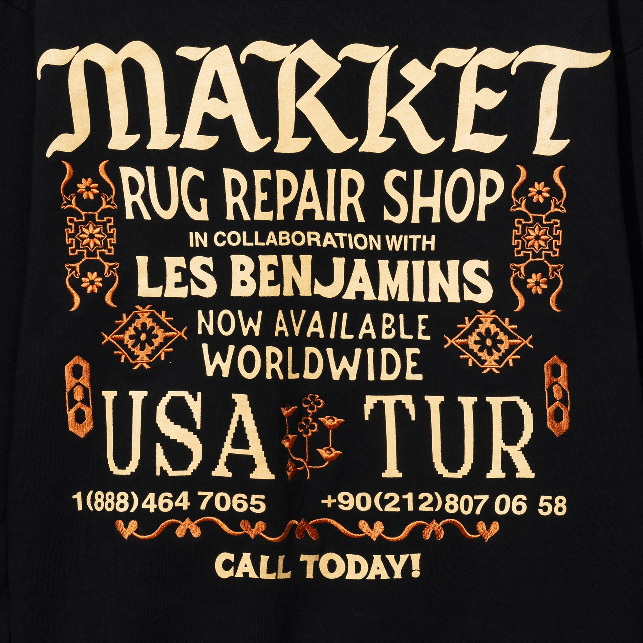 MARKET clothing brand REPAIR SHOP CREWNECK SWEATSHIRT. Find more graphic tees and hoodies at MarketStudios.com. Formally Chinatown Market.