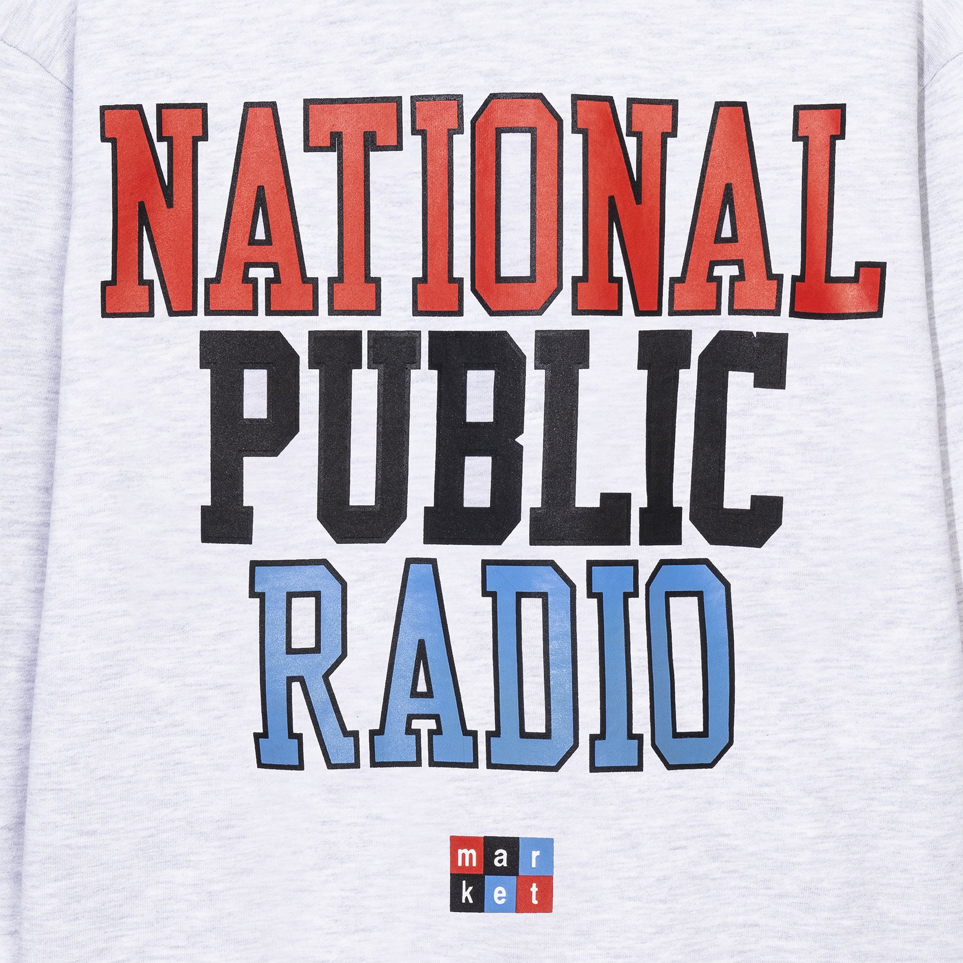 MARKET clothing brand NPR FACTS CREWNECK SWEATSHIRT. Find more graphic tees and hoodies at MarketStudios.com. Formally Chinatown Market.