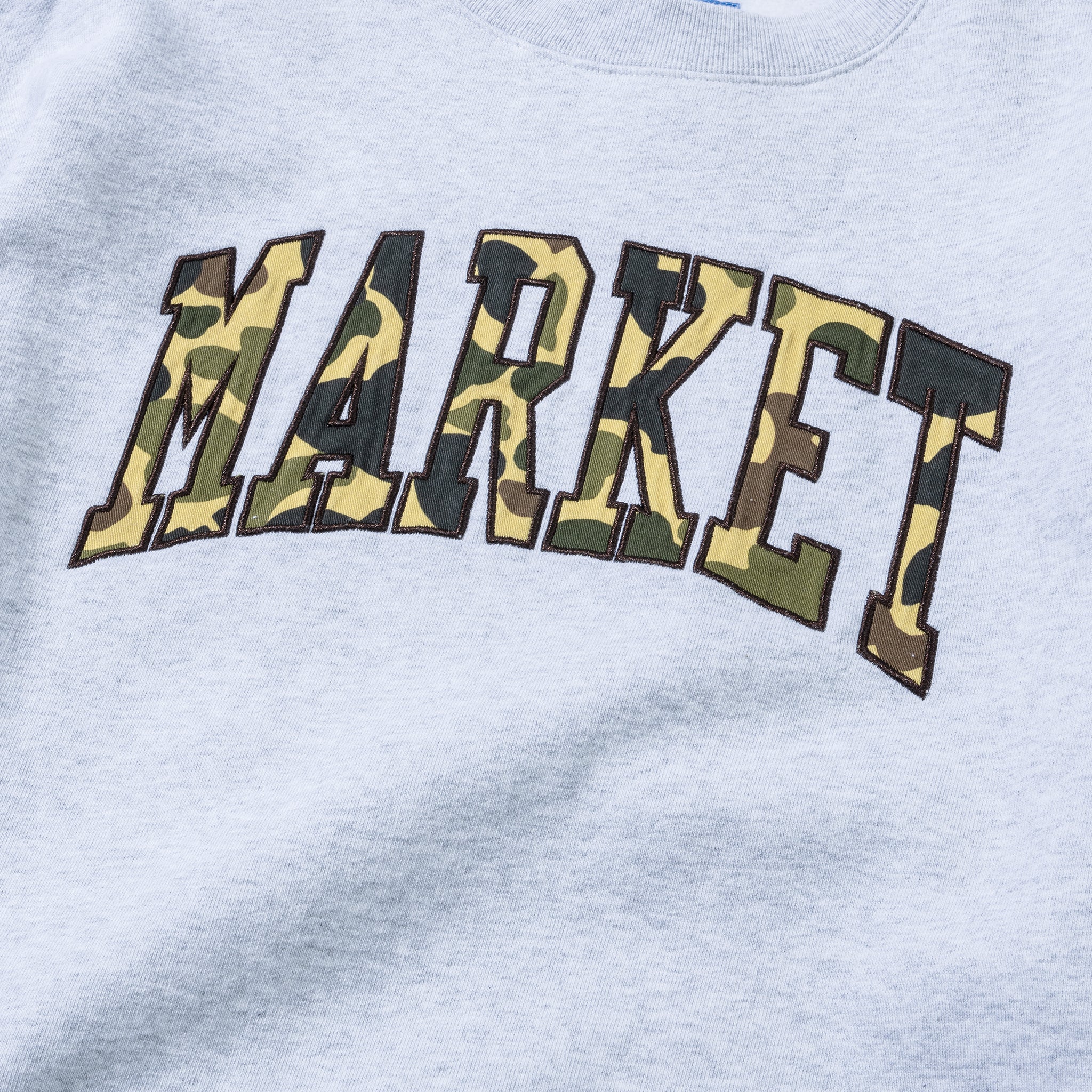 MARKET clothing brand DUCK CAMO ARC CREWNECK. Find more graphic tees and hoodies at MarketStudios.com. Formally Chinatown Market.
