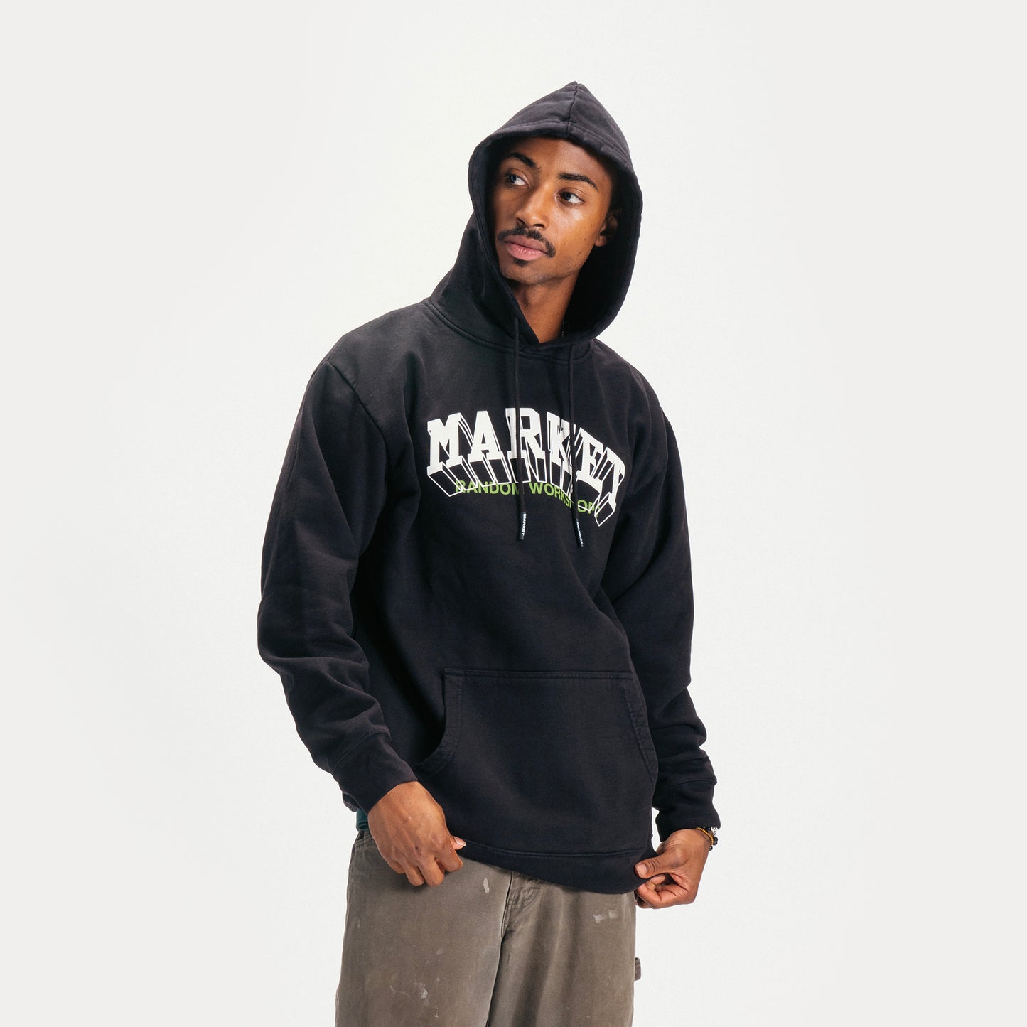 MARKET clothing brand SUPER MARKET PULLOVER HOODIE. Find more graphic tees, hats and more at MarketStudios.com. Formally Chinatown Market.