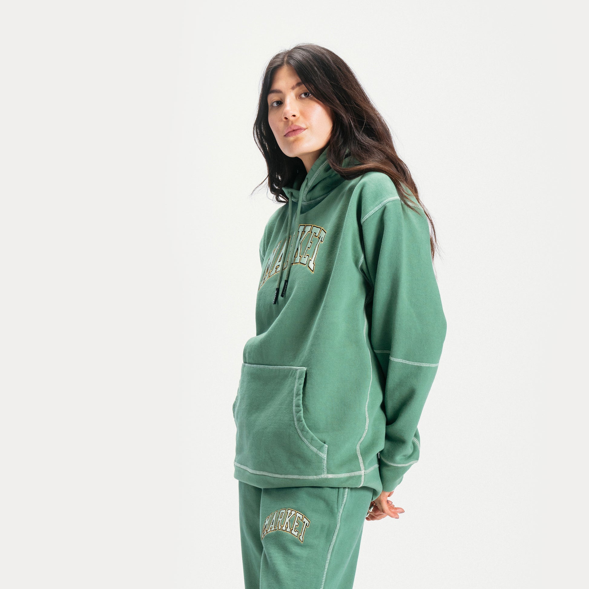 Custom Puff Printing Unisex Cut and Sew Hoodie - China Pullover and Hoody  price