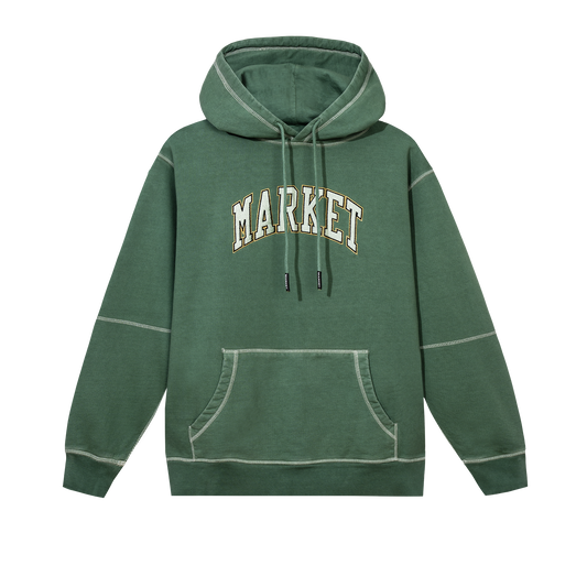 MARKET Studios is clothing brand known for graphic tees and hoodies. The streetwear brand is also known for their hats, beanies, pants, and cut n sew. 