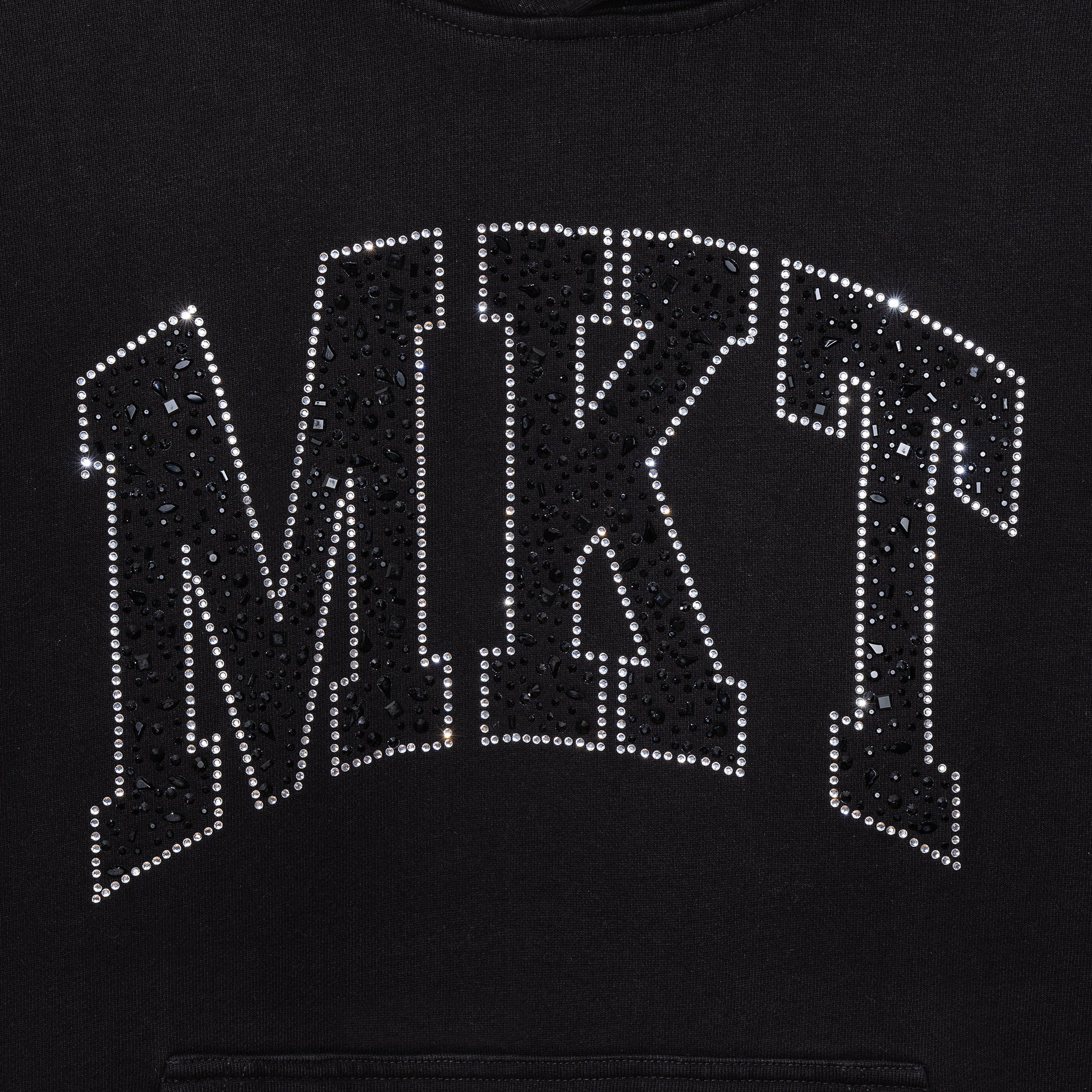 MARKET clothing brand MKT RHINESTONE ARC HOODIE. Find more graphic tees, hats and more at MarketStudios.com. Formally Chinatown Market.