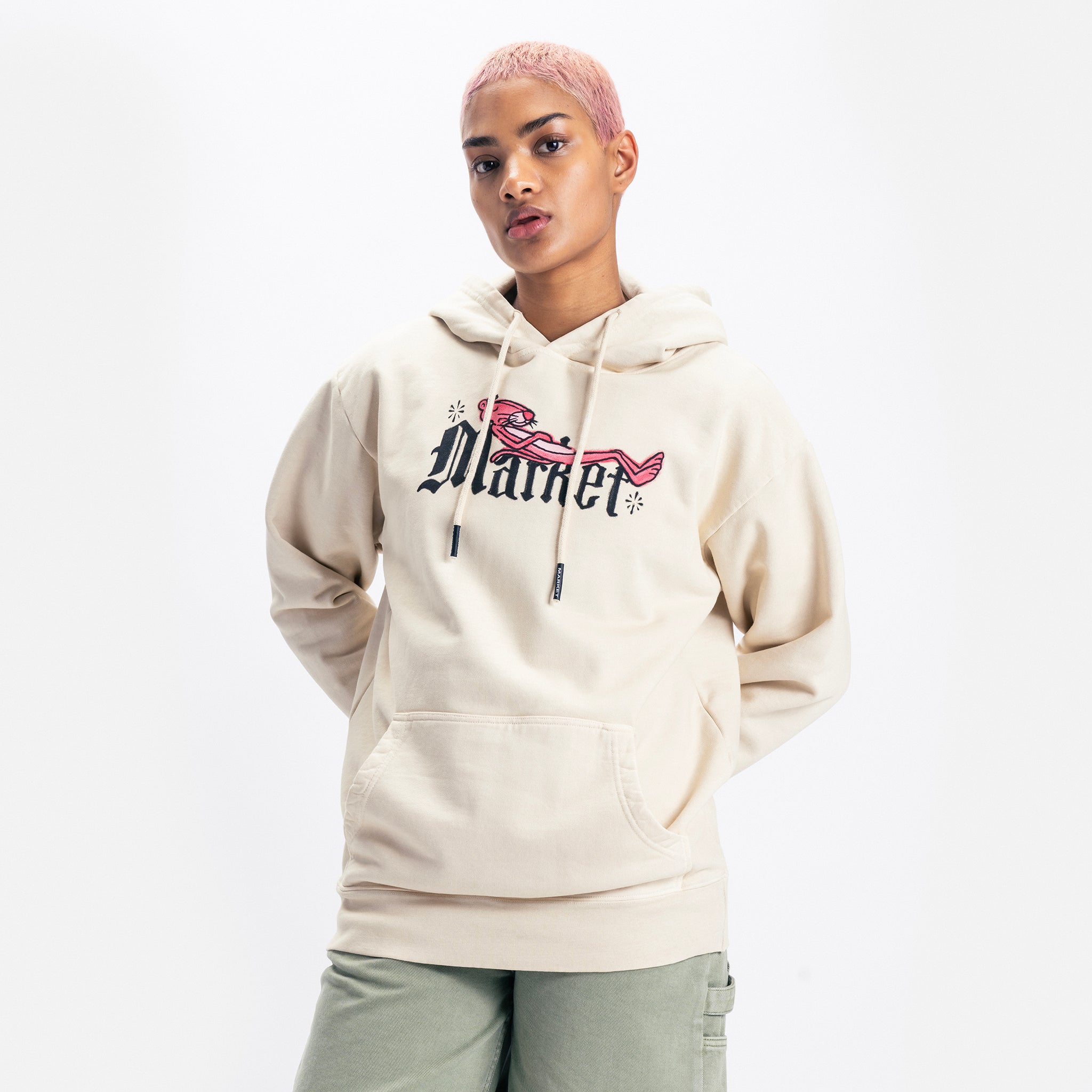 Pink shop panther hoodie