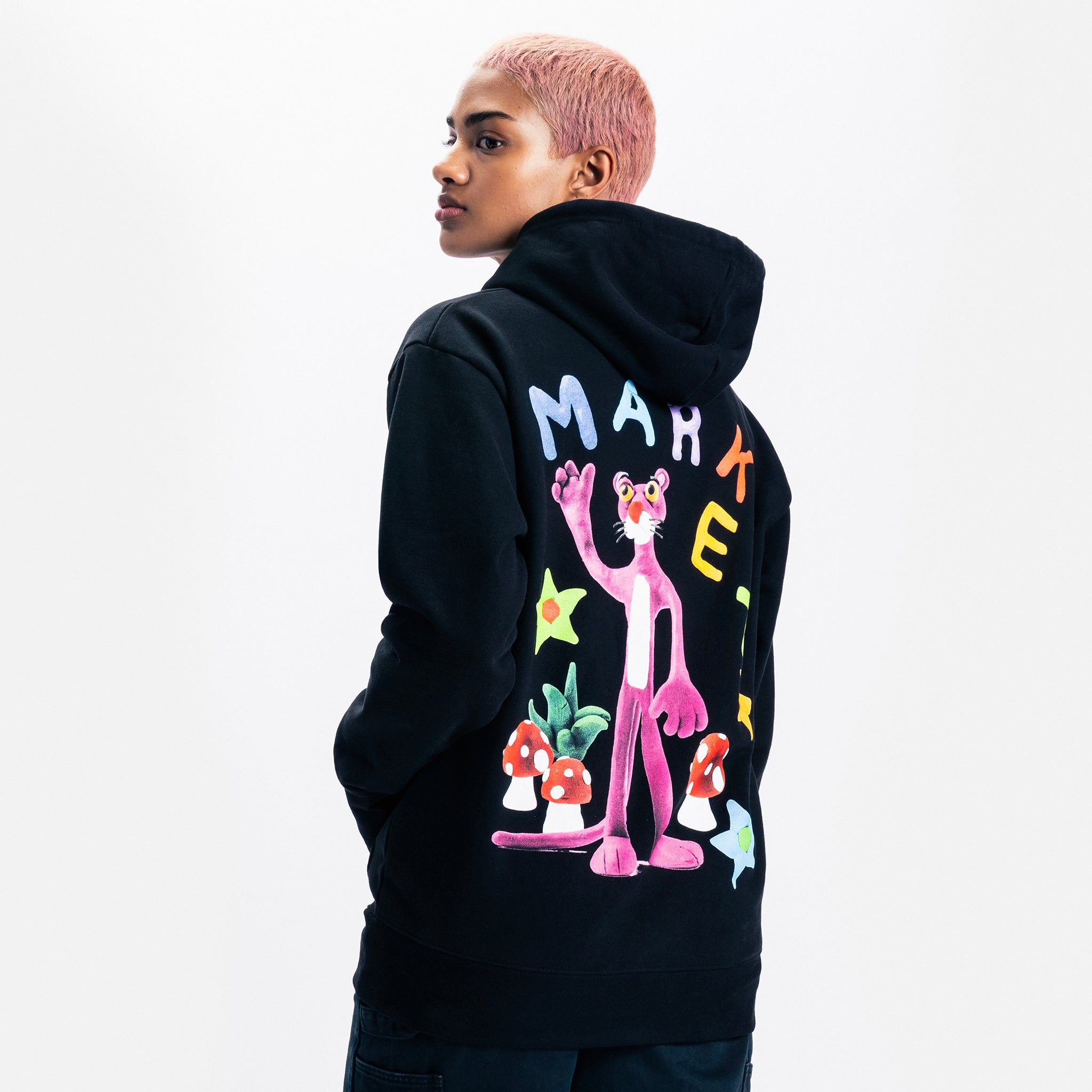 Pink sale panther hoodie