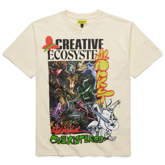 MARKET clothing brand CREATIVE ECOSYSTEM T-SHIRT. Find more graphic tees, hats, hoodies and more at MarketStudios.com. Formally Chinatown Market.