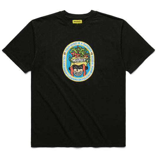 MARKET clothing brand LAND ESCAPE GARDEN T-SHIRT. Find more graphic tees, hats, hoodies and more at MarketStudios.com. Formally Chinatown Market.