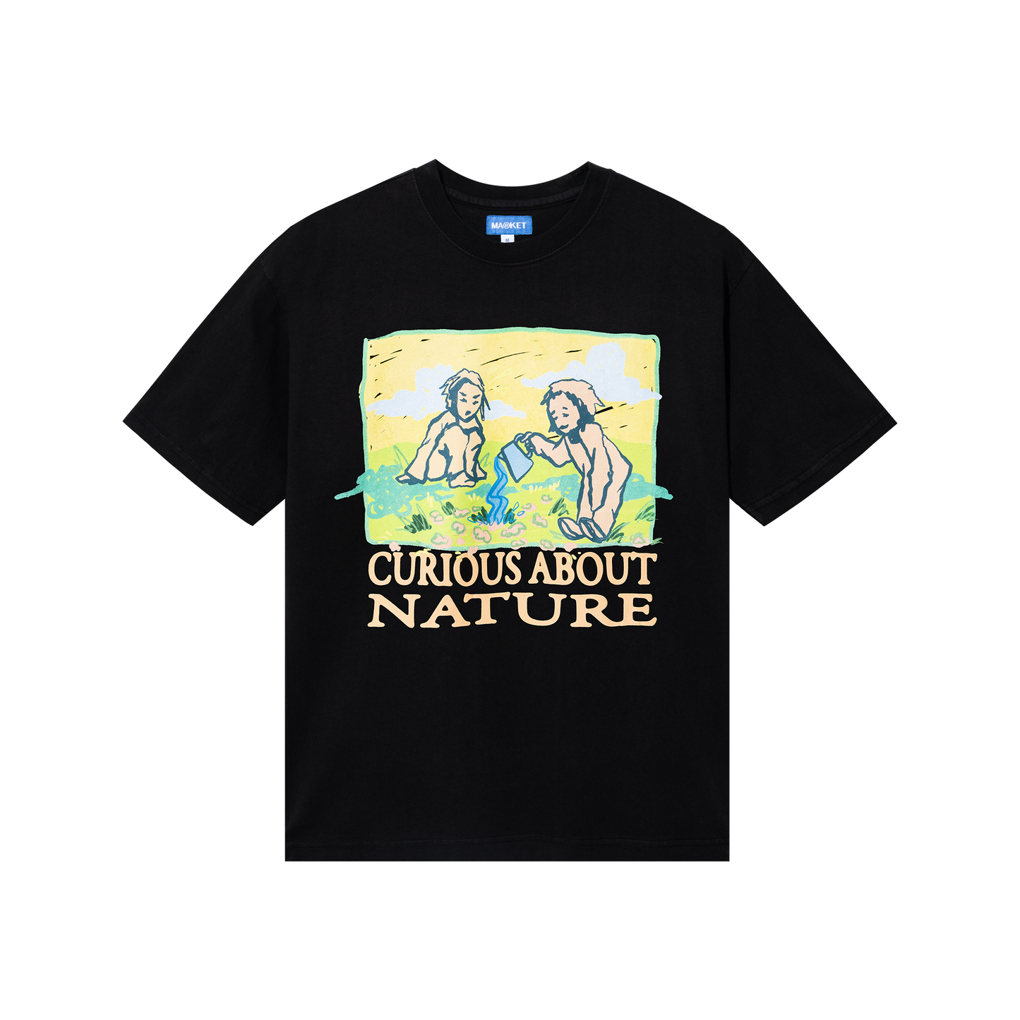 MARKET clothing brand CURIOUS ABOUT NATURE T-SHIRT. Find more graphic tees, hats, hoodies and more at MarketStudios.com. Formally Chinatown Market.