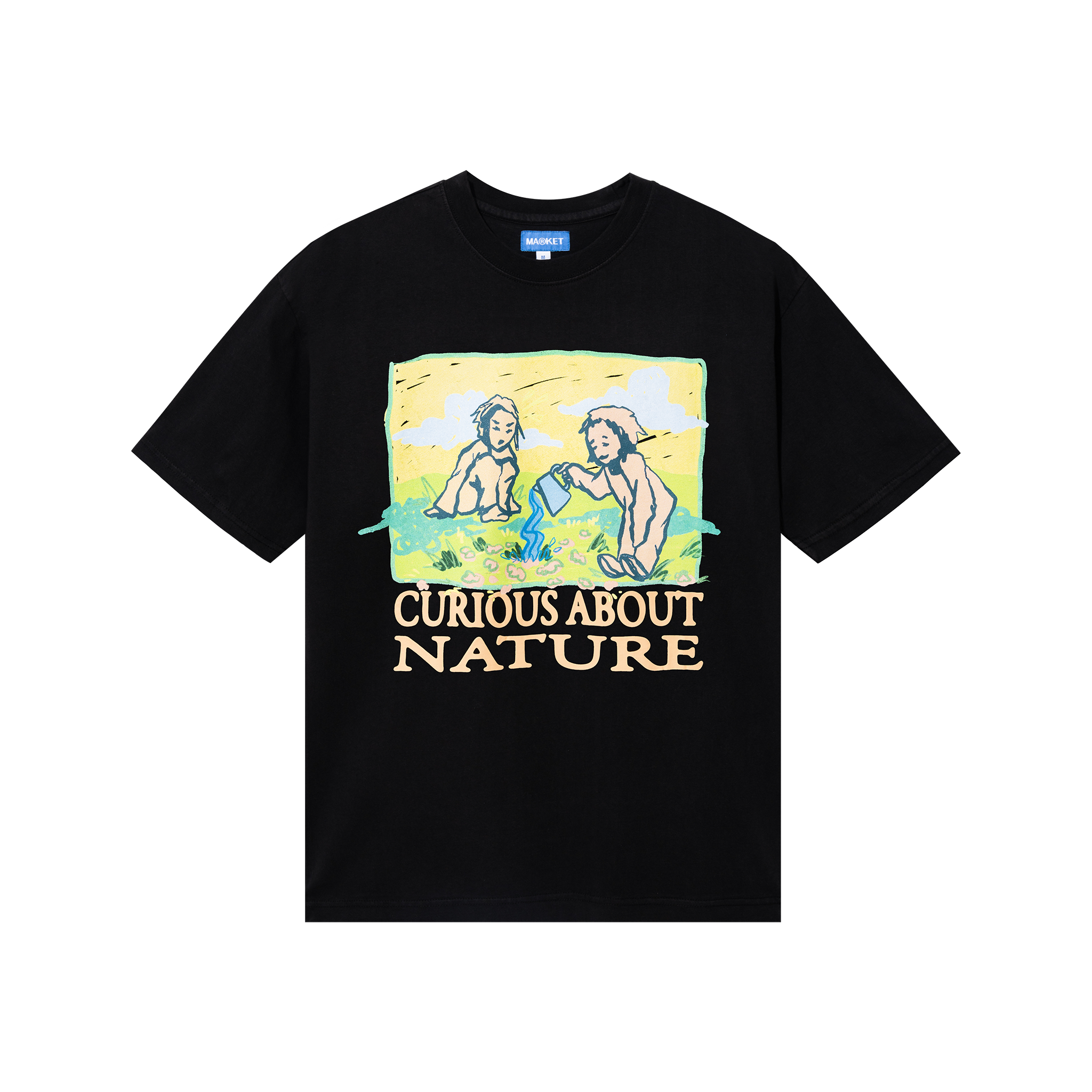 MARKET clothing brand CURIOUS ABOUT NATURE T-SHIRT. Find more graphic tees, hats, hoodies and more at MarketStudios.com. Formally Chinatown Market.