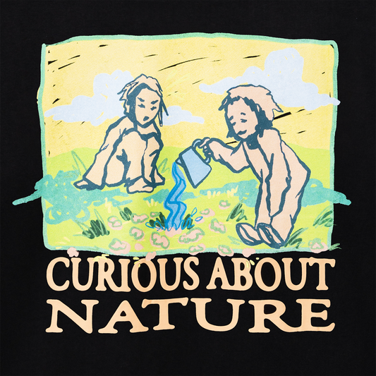MARKET clothing brand CURIOUS ABOUT NATURE T-SHIRT. Find more graphic tees, hats, hoodies and more at MarketStudios.com. Formally Chinatown Market.