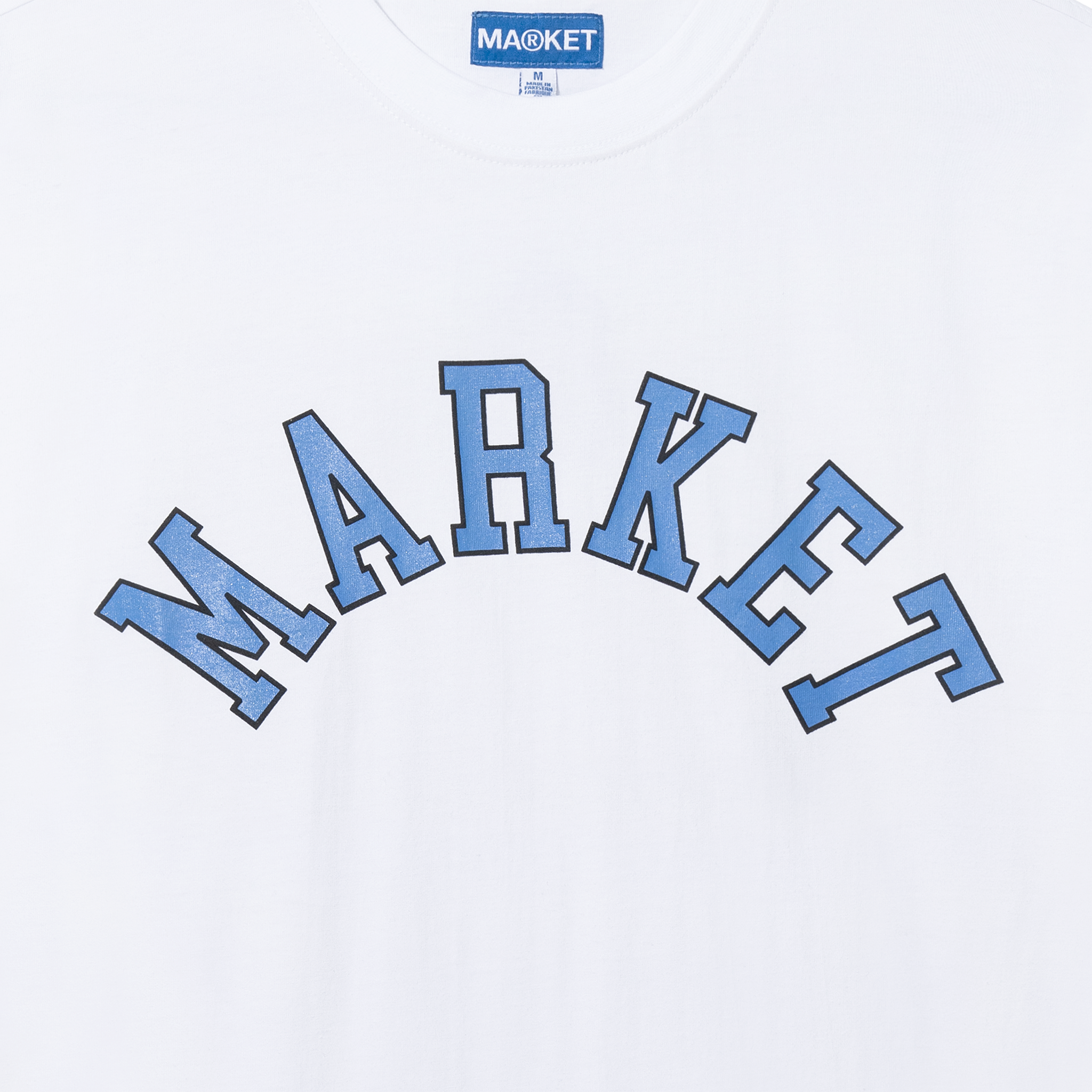 MARKET clothing brand THROWBACK ARC T-SHIRT. Find more graphic tees, hats, hoodies and more at MarketStudios.com. Formally Chinatown Market.