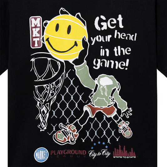 SMILEY HEAD IN THE GAME T-SHIRT