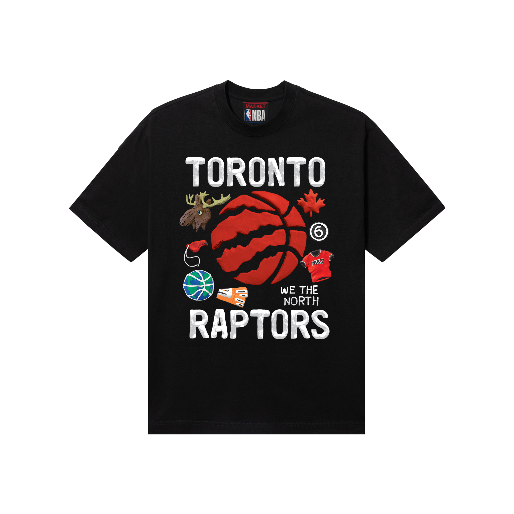 MARKET clothing brand MARKET RAPTORS T-SHIRT. Find more graphic tees, hats, hoodies and more at MarketStudios.com. Formally Chinatown Market.