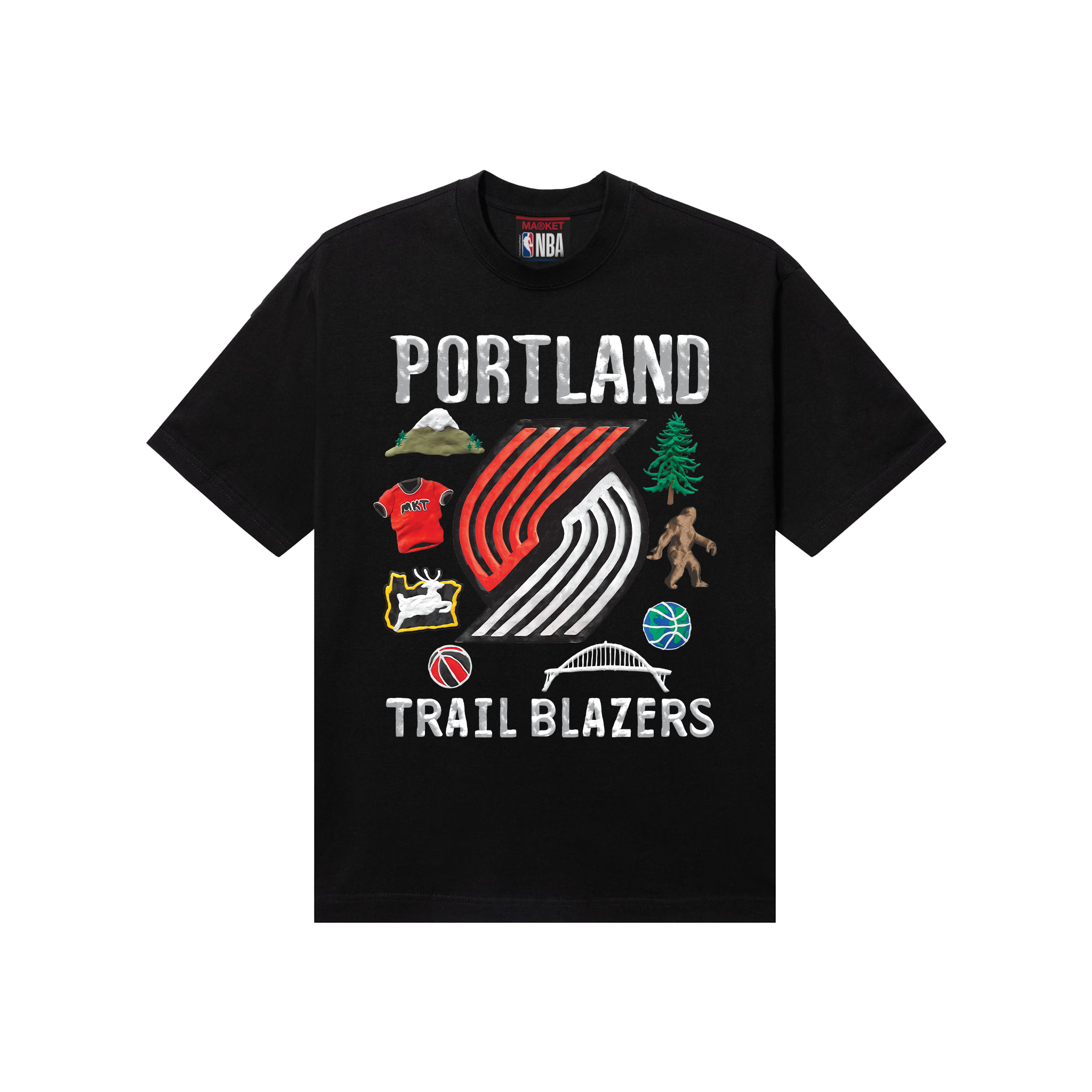 MARKET clothing brand MARKET TRAIL BLAZERS T-SHIRT. Find more graphic tees, hats, hoodies and more at MarketStudios.com. Formally Chinatown Market.