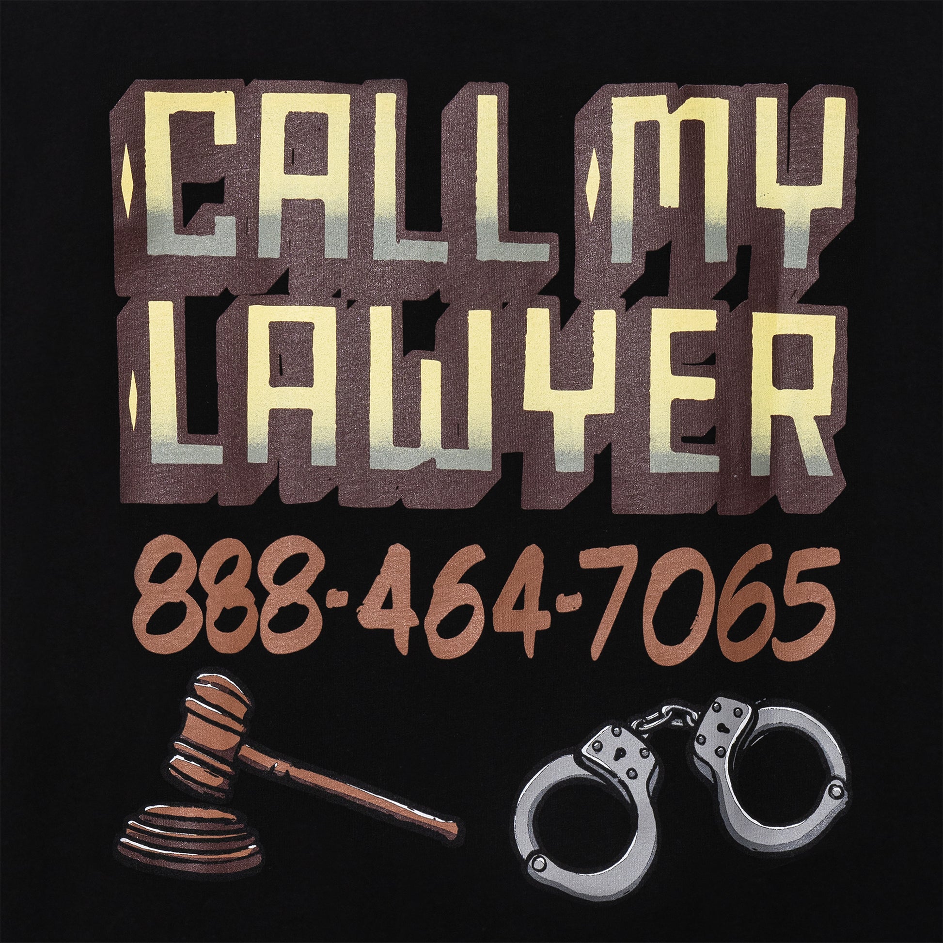 MARKET clothing brand CALL MY LAWYER SIGN T-SHIRT. Find more graphic tees, hats, hoodies and more at MarketStudios.com. Formally Chinatown Market.