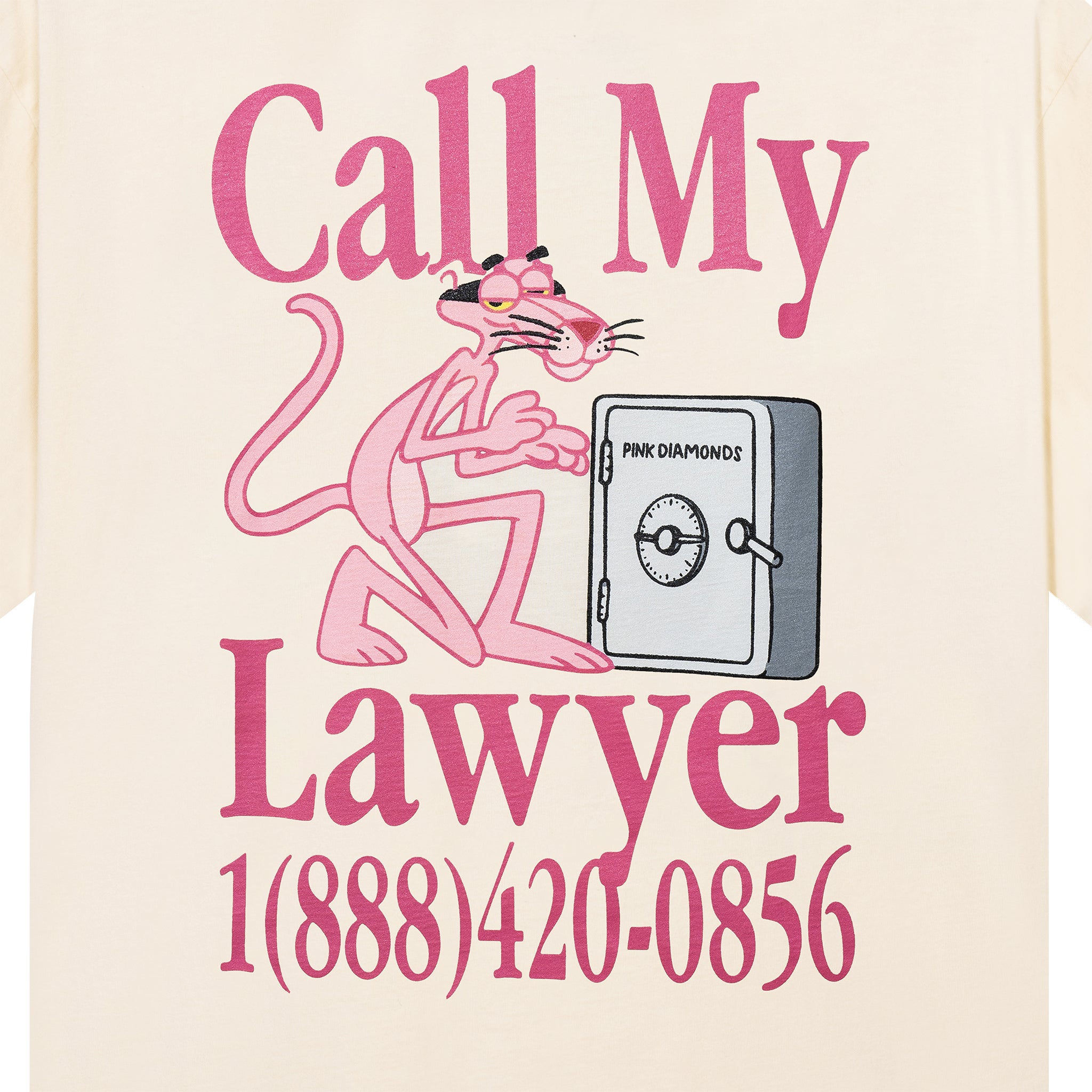 MARKET clothing brand PINK PANTHER CALL MY LAWYER T-SHIRT. Find more graphic tees, hats, hoodies and more at MarketStudios.com. Formally Chinatown Market.