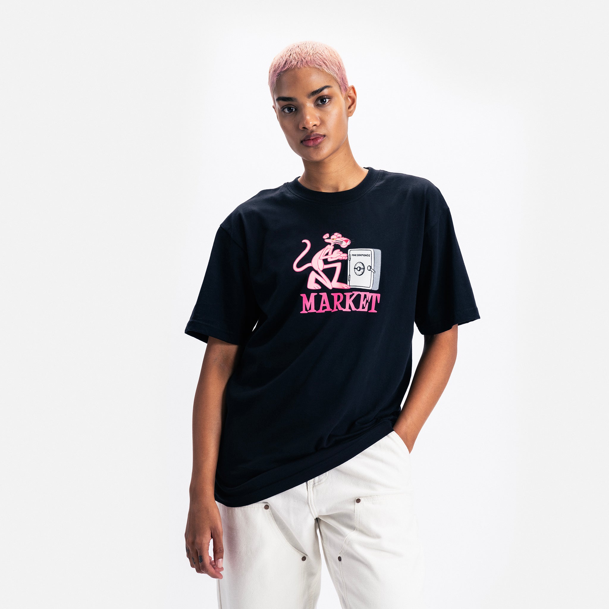 MARKET clothing brand PINK PANTHER CALL MY LAWYER T-SHIRT. Find more graphic tees, hats, hoodies and more at MarketStudios.com. Formally Chinatown Market.