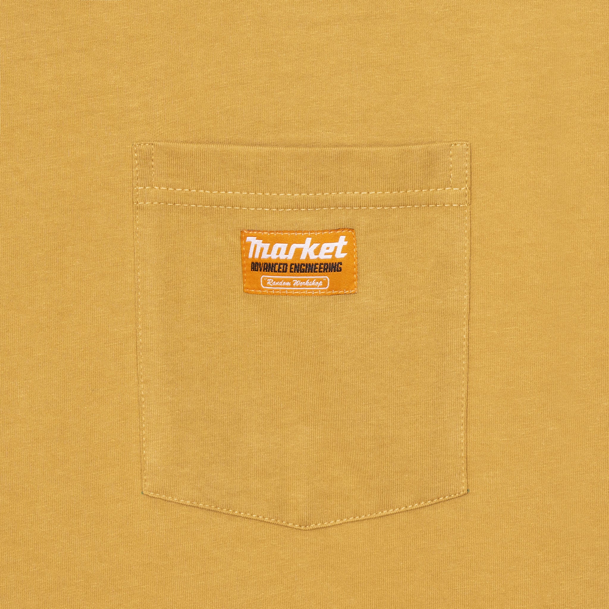 MARKET clothing brand HARDWARE POCKET T-SHIRT. Find more graphic tees, hats, hoodies and more at MarketStudios.com. Formally Chinatown Market.