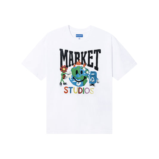 MARKET clothing brand SMILEY STUDIOS T-SHIRT. Find more graphic tees, hats, hoodies and more at MarketStudios.com. Formally Chinatown Market.