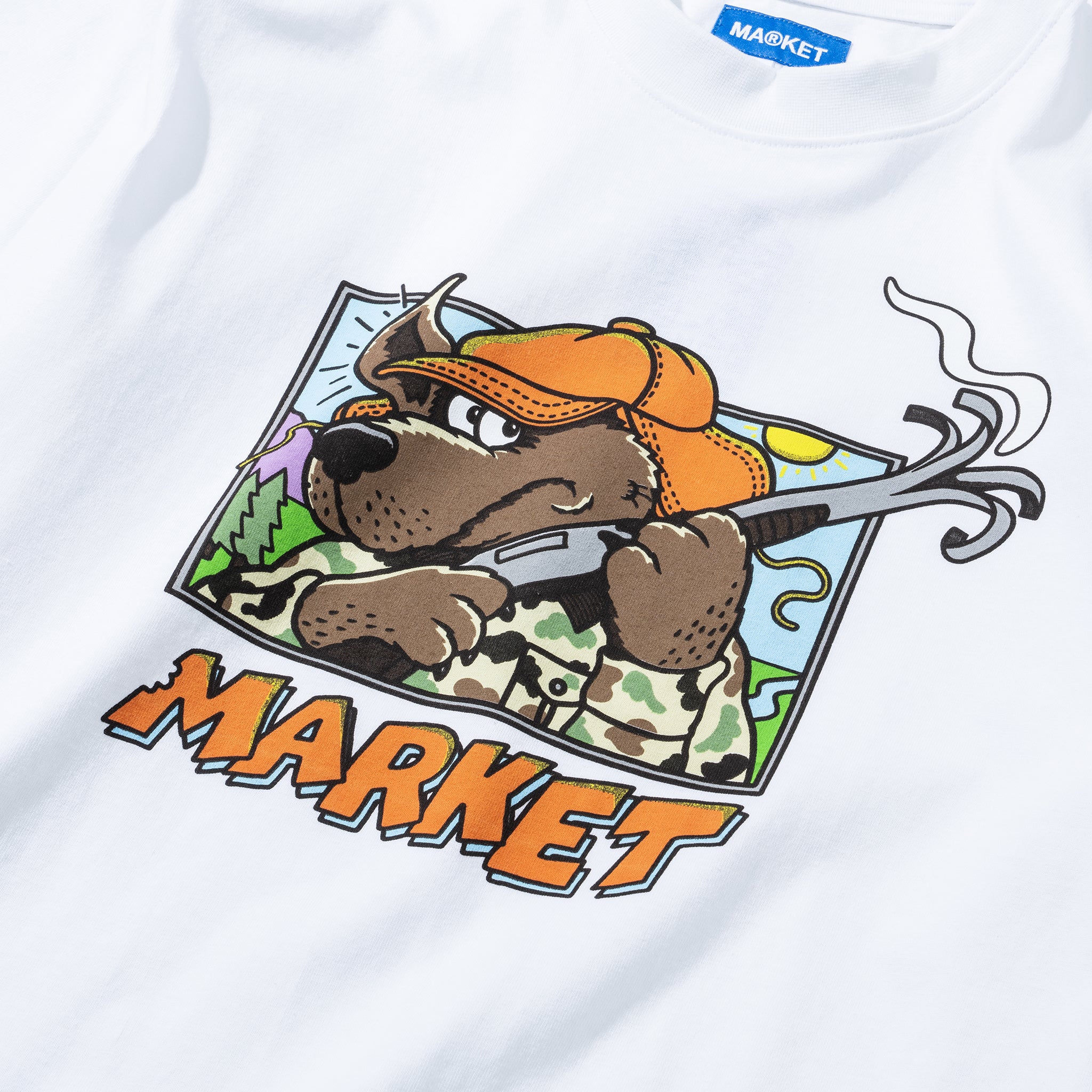 MARKET clothing brand DOG WILL HUNT T-SHIRT. Find more graphic tees, hats, hoodies and more at MarketStudios.com. Formally Chinatown Market.