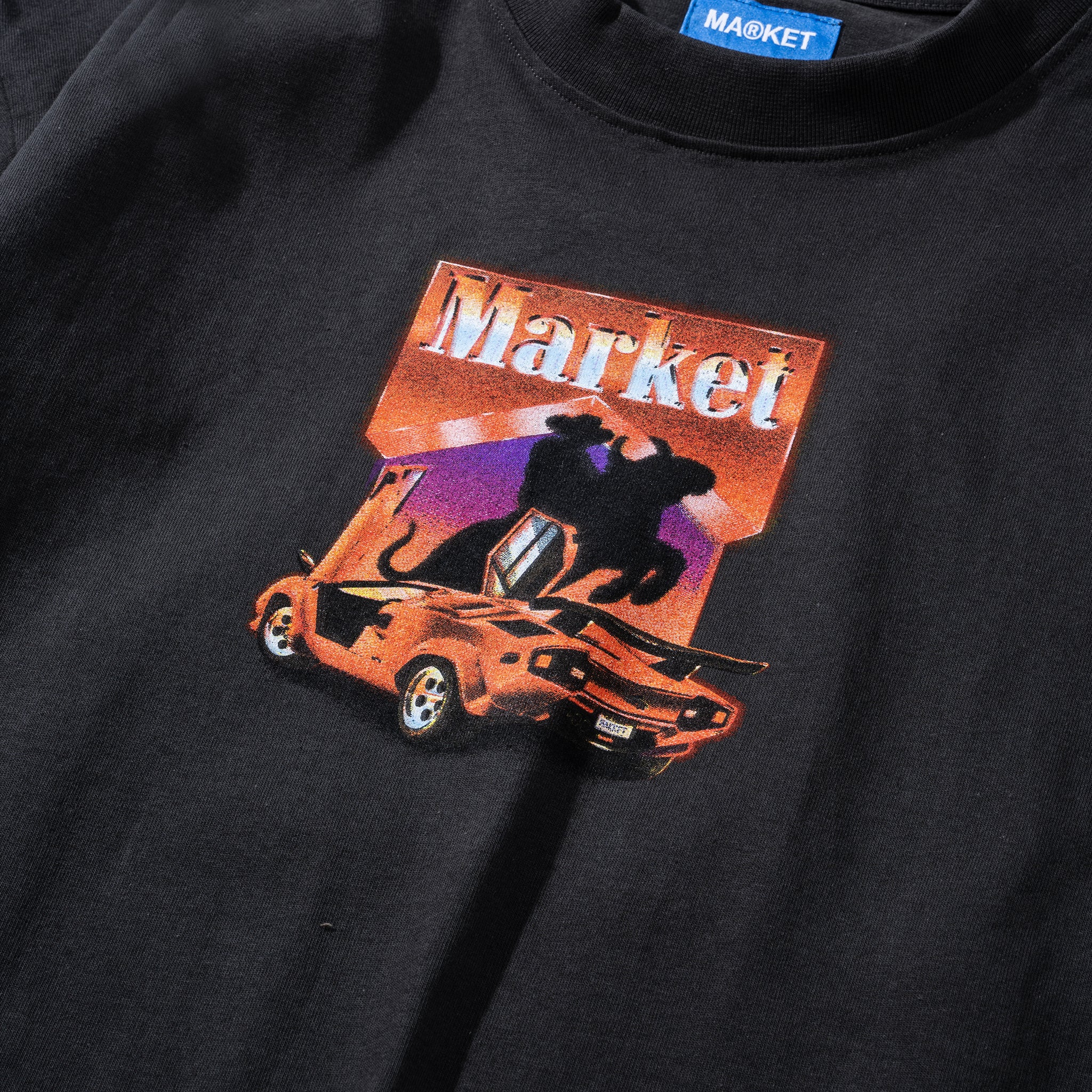 MARKET clothing brand BULLRIDER T-SHIRT. Find more graphic tees, hats, hoodies and more at MarketStudios.com. Formally Chinatown Market.
