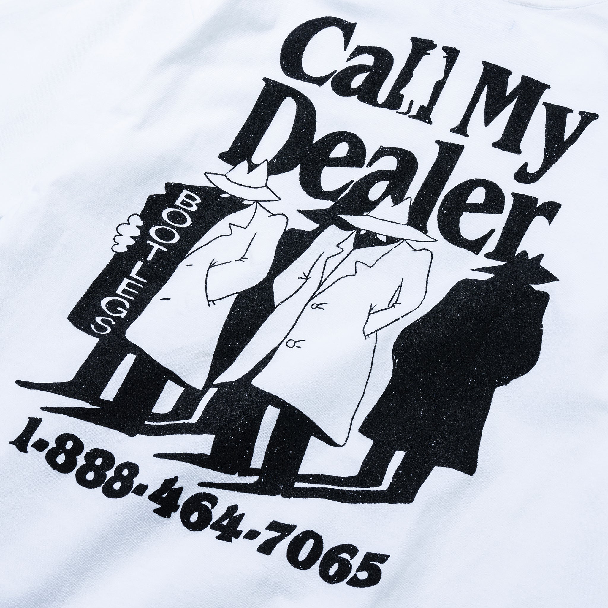 MARKET clothing brand CALL MY DEALER T-SHIRT. Find more graphic tees, hats, hoodies and more at MarketStudios.com. Formally Chinatown Market.
