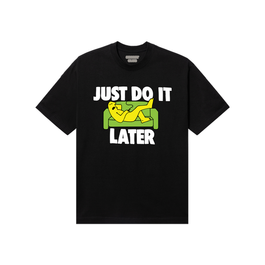 MARKET clothing brand SC JUST DO IT LATER T-SHIRT. Find more graphic tees, hats, hoodies and more at MarketStudios.com. Formally Chinatown Market.