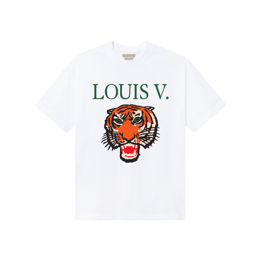MARKET clothing brand SC LOUIS THE TIGER T-SHIRT. Find more graphic tees, hats, hoodies and more at MarketStudios.com. Formally Chinatown Market.