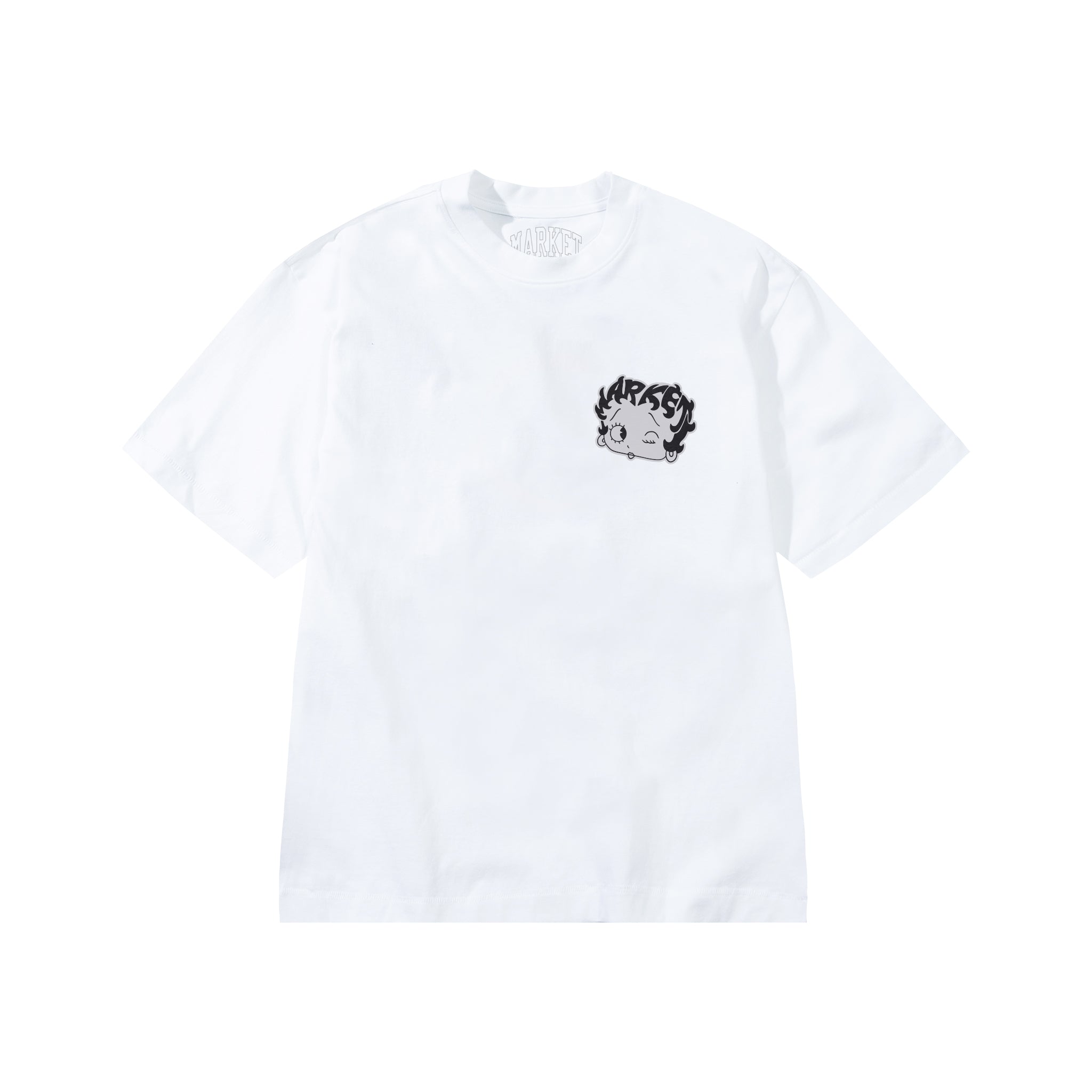 BETTY BOOP MASCOT T-SHIRT - WHITE