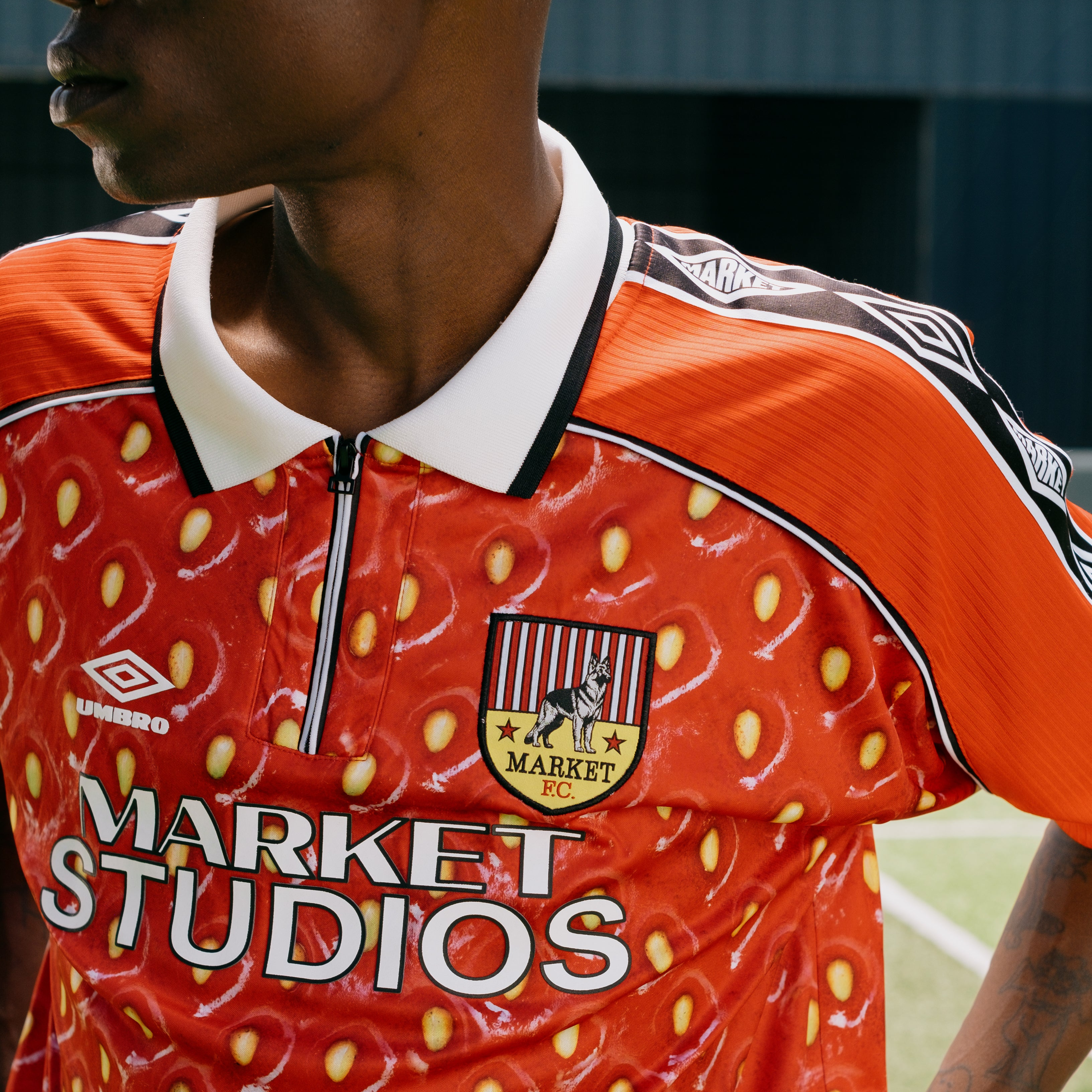 UMBRO X MARKET STUDIOS STRAWBERRY JERSEY