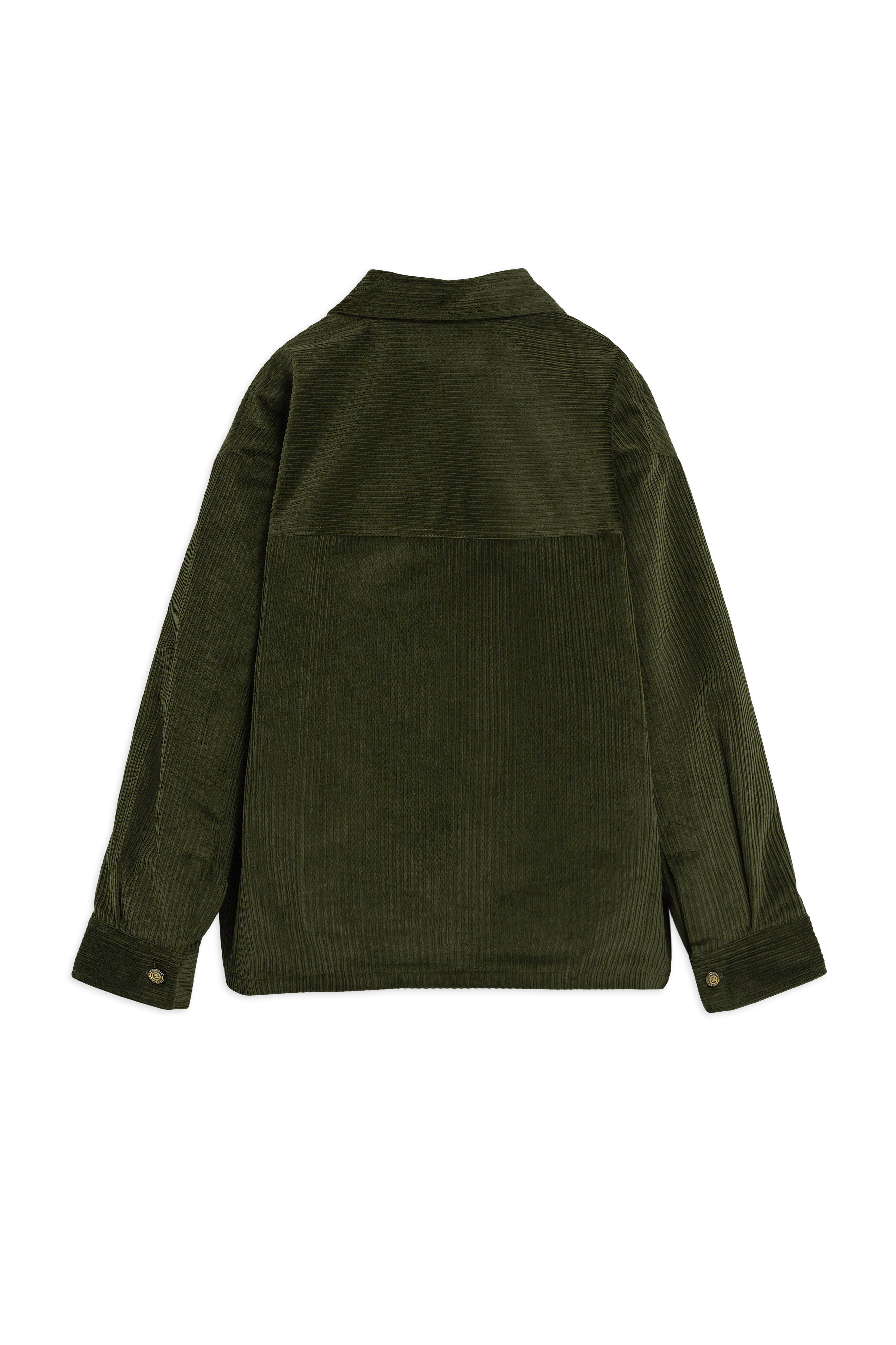 Velvet Zip Up Overshirt