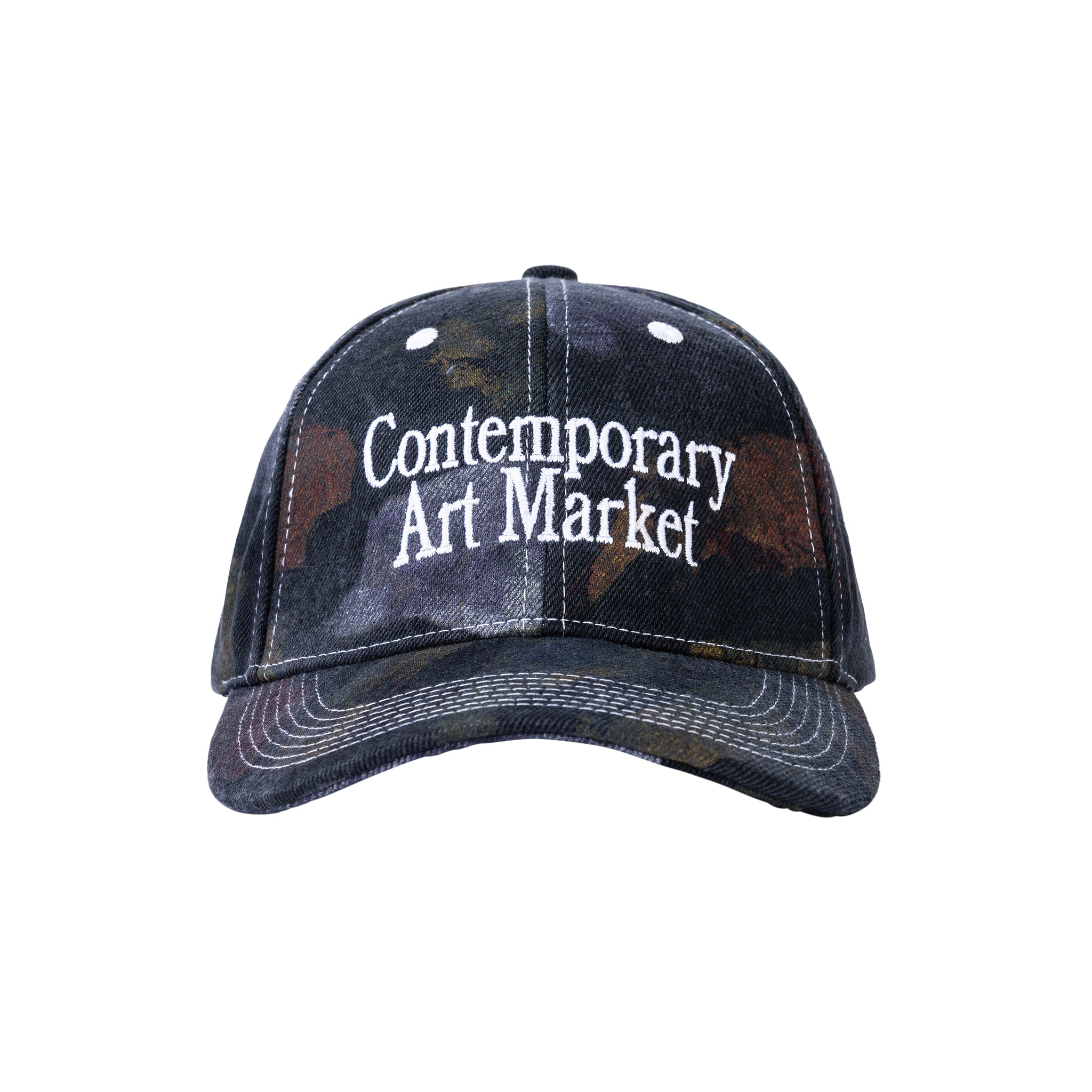 CONTEMPORARY ART MARKET CONTRAST 6 PANEL HAT