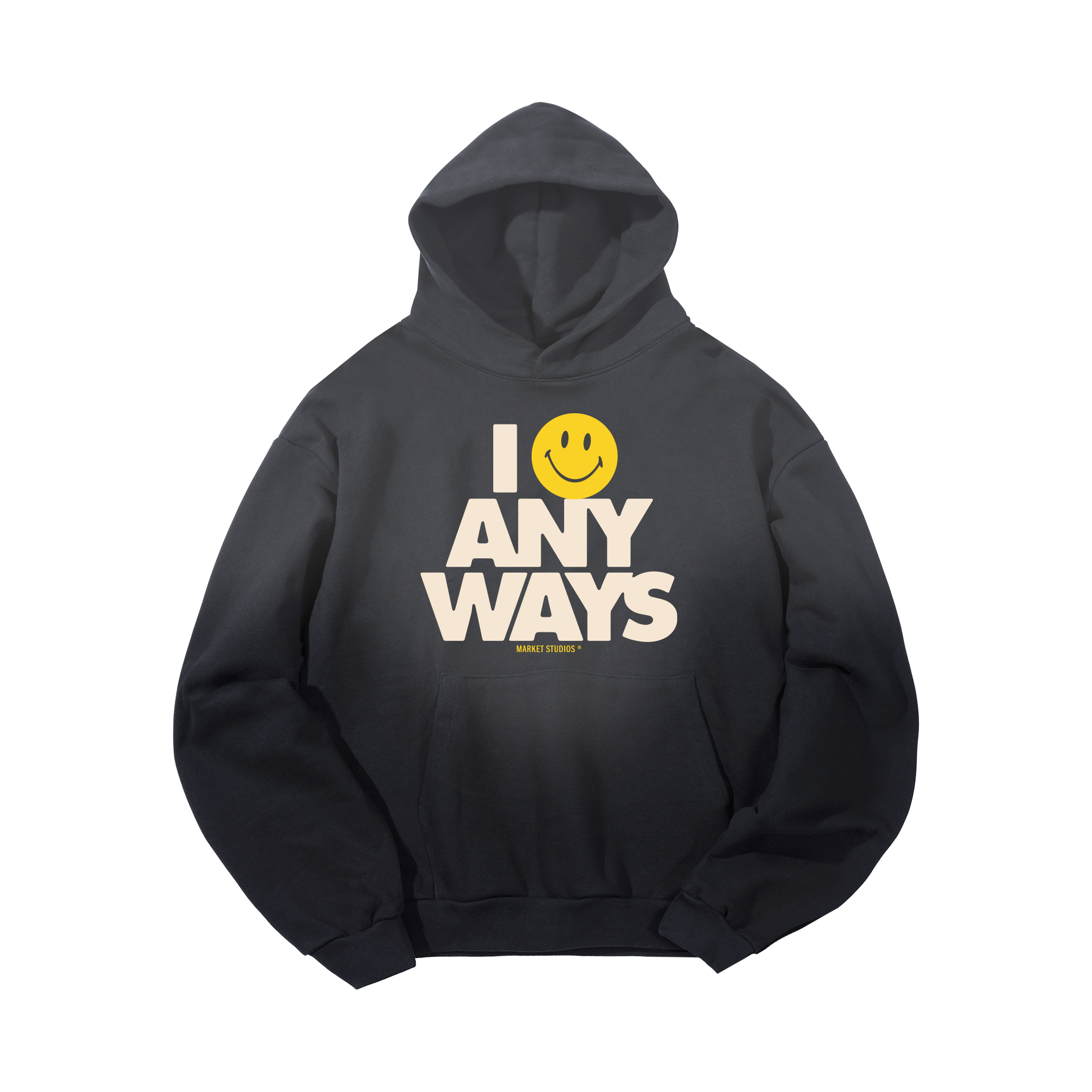 SMILEY SMILE ANYWAYS HOODIE