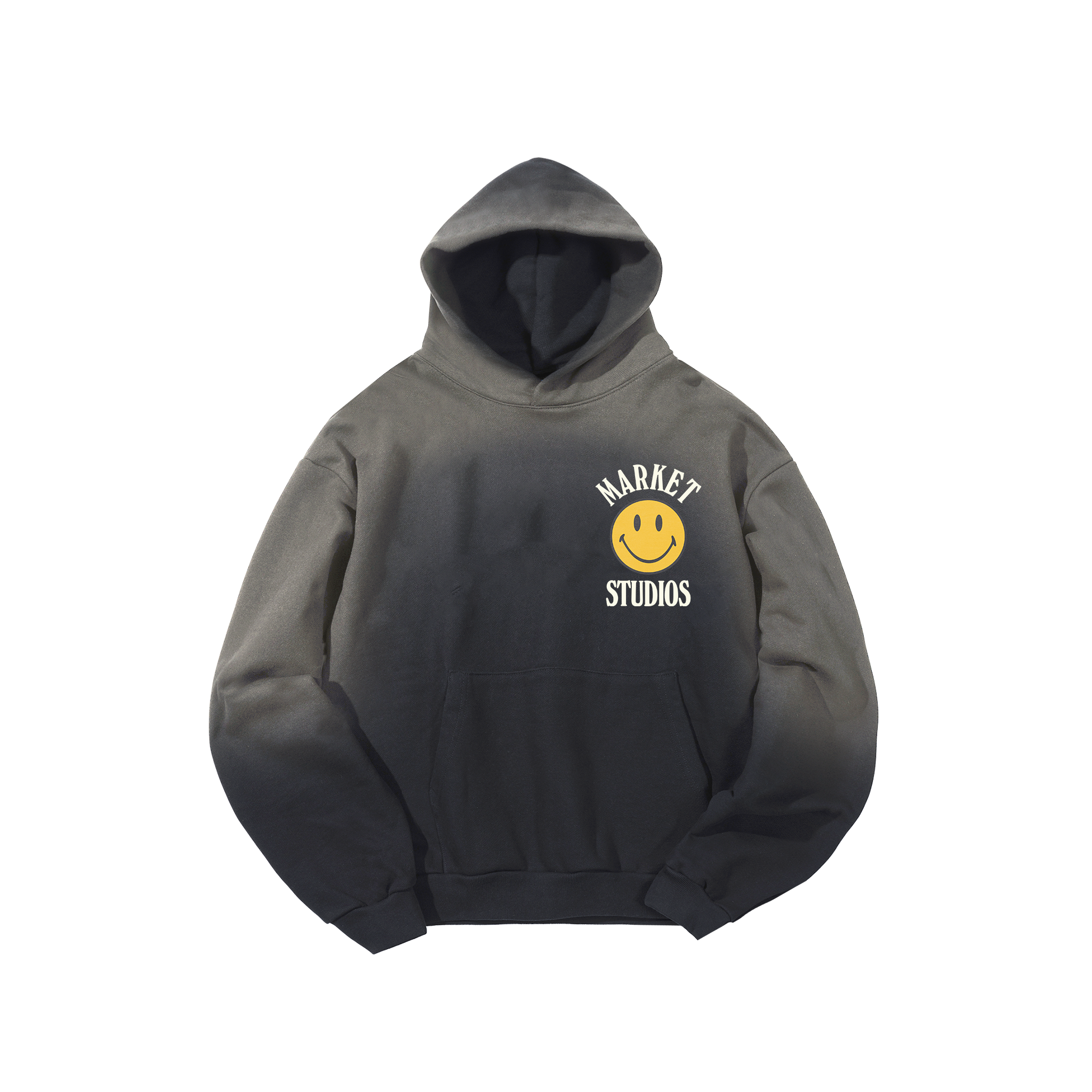SMILEY UPSIDE DOWN LOCKUP HOODIE