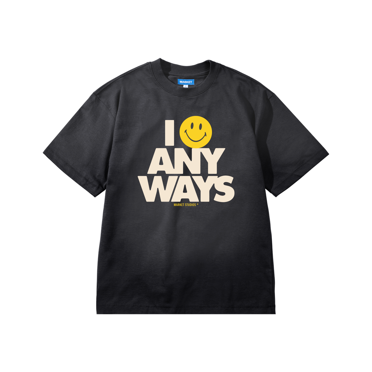 PURCHASE THE SMILEY SMILE ANYWAYS T-SHIRT ONLINE | MARKET STUDIOS