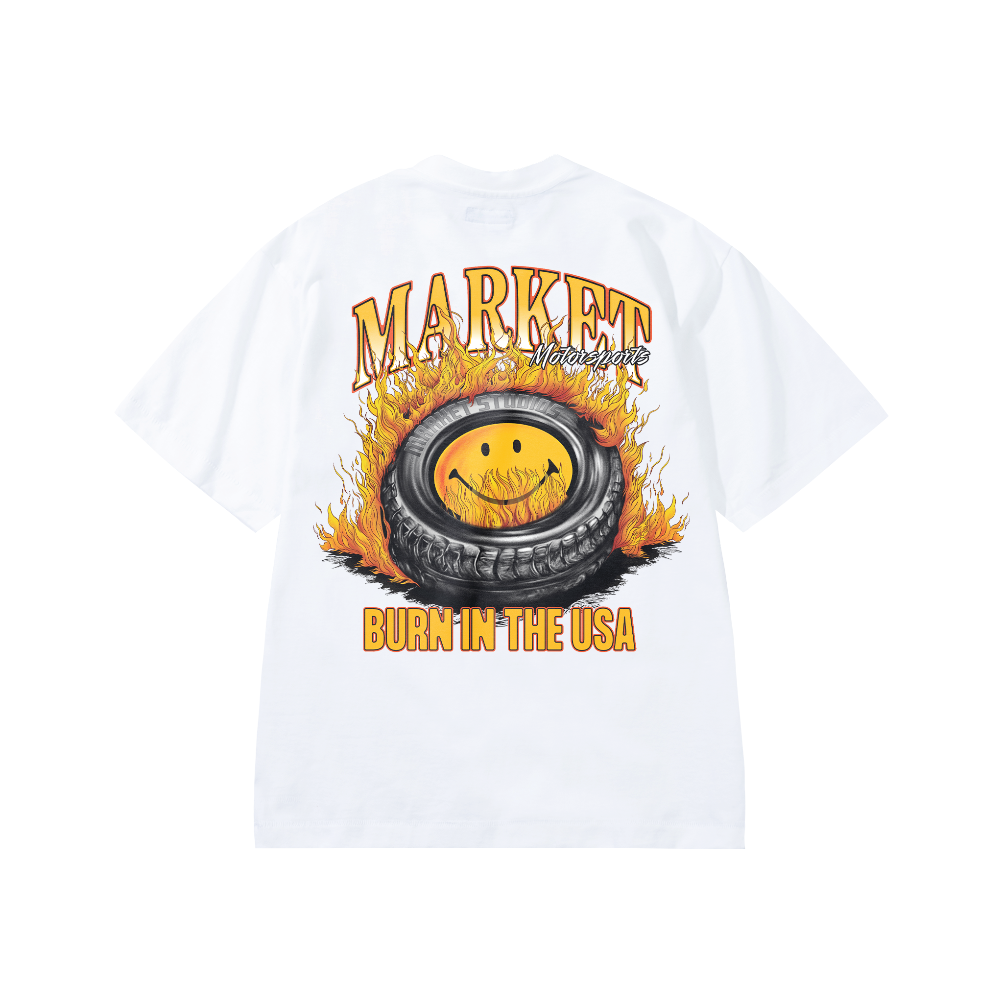 SMILEY BURNT RUBBER T-SHIRT