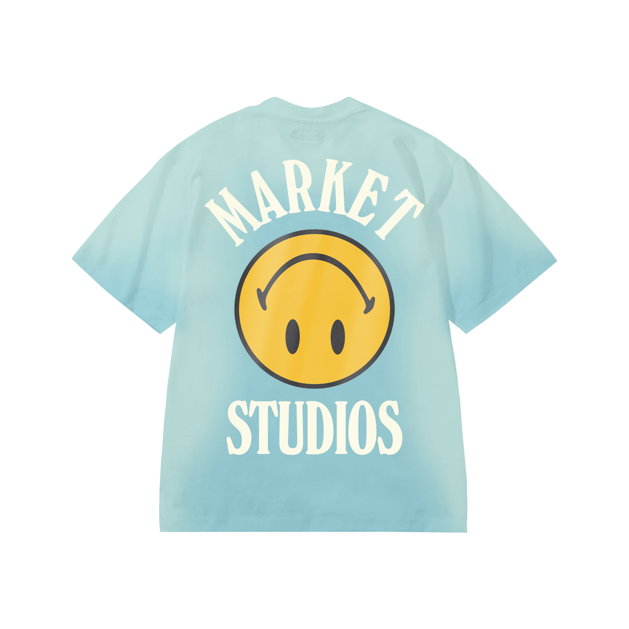 SMILEY UPSIDE DOWN LOCKUP T-SHIRT