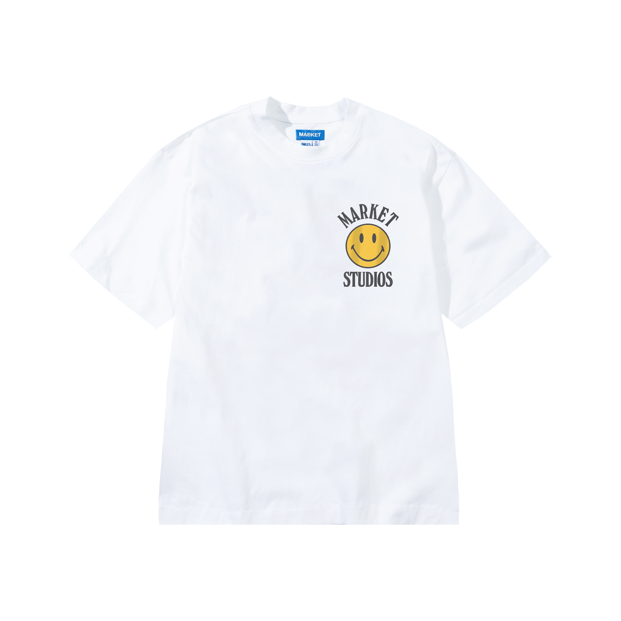 SMILEY UPSIDE DOWN LOCKUP T-SHIRT