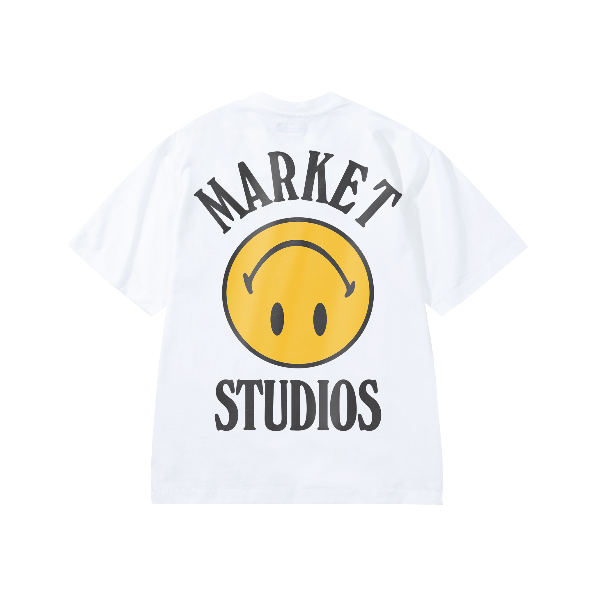 SMILEY UPSIDE DOWN LOCKUP T-SHIRT