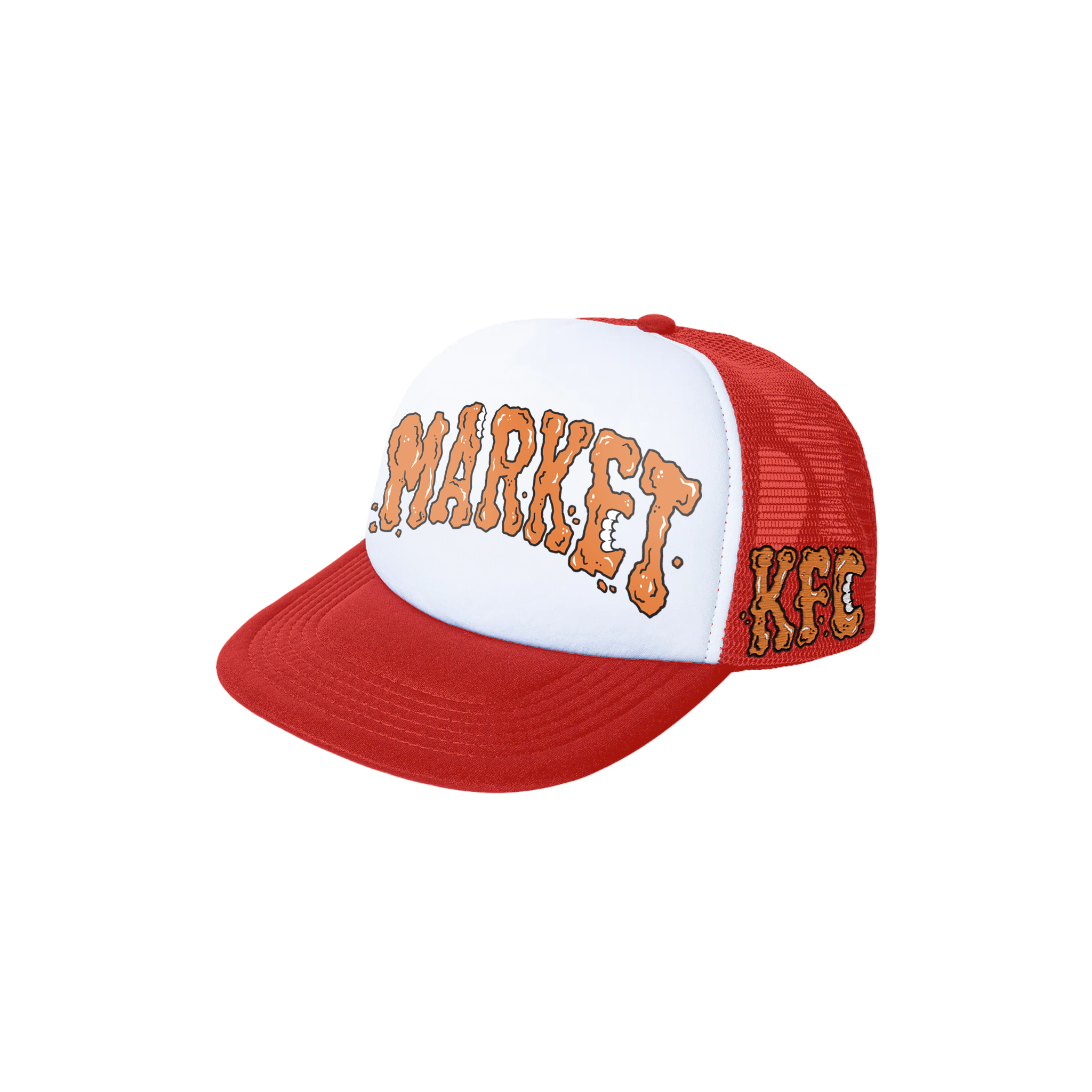 KFC & Market Studios Fried Chicken Arc Trucker hat