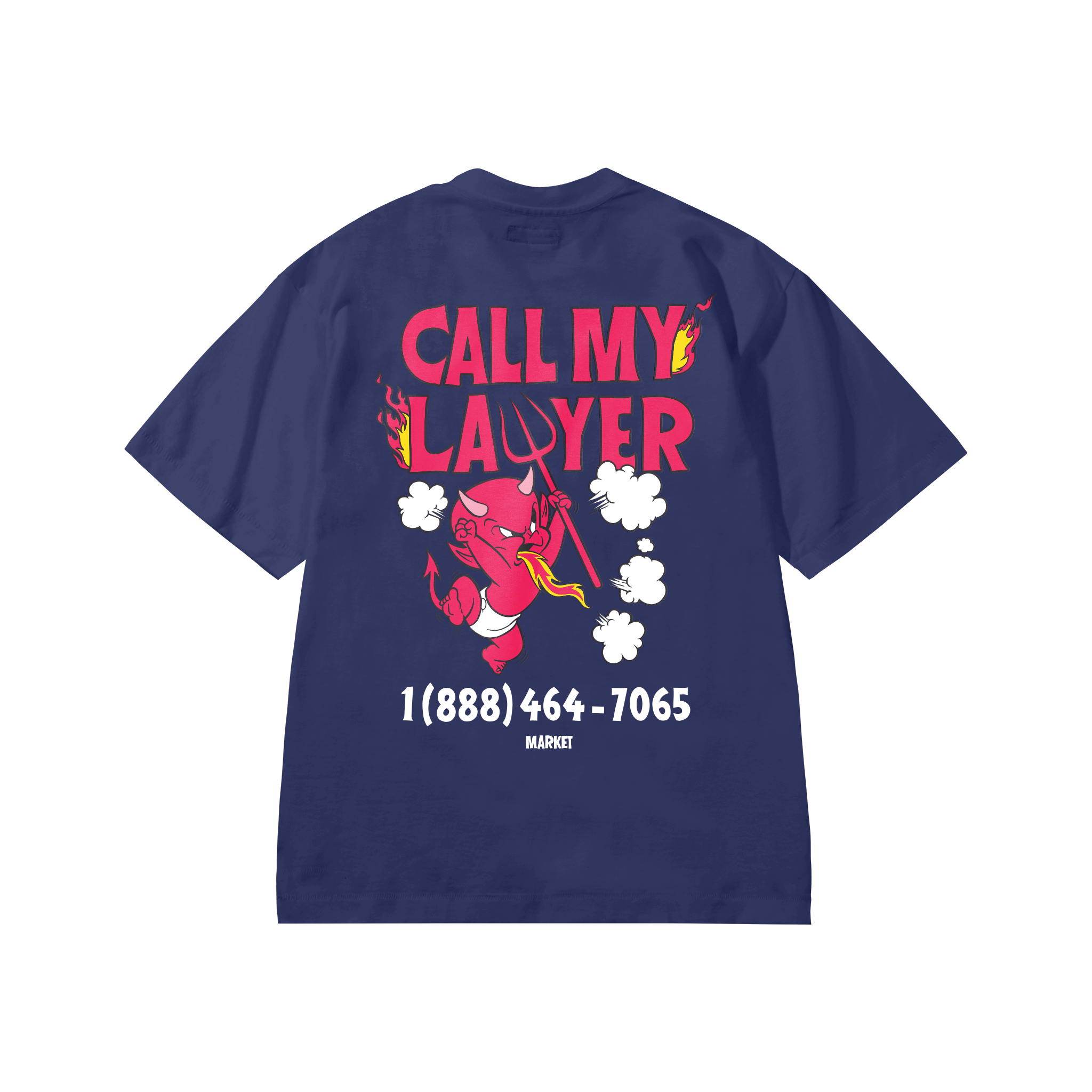 HOT STUFF X MARKET CALL MY LAWYER T-SHIRT