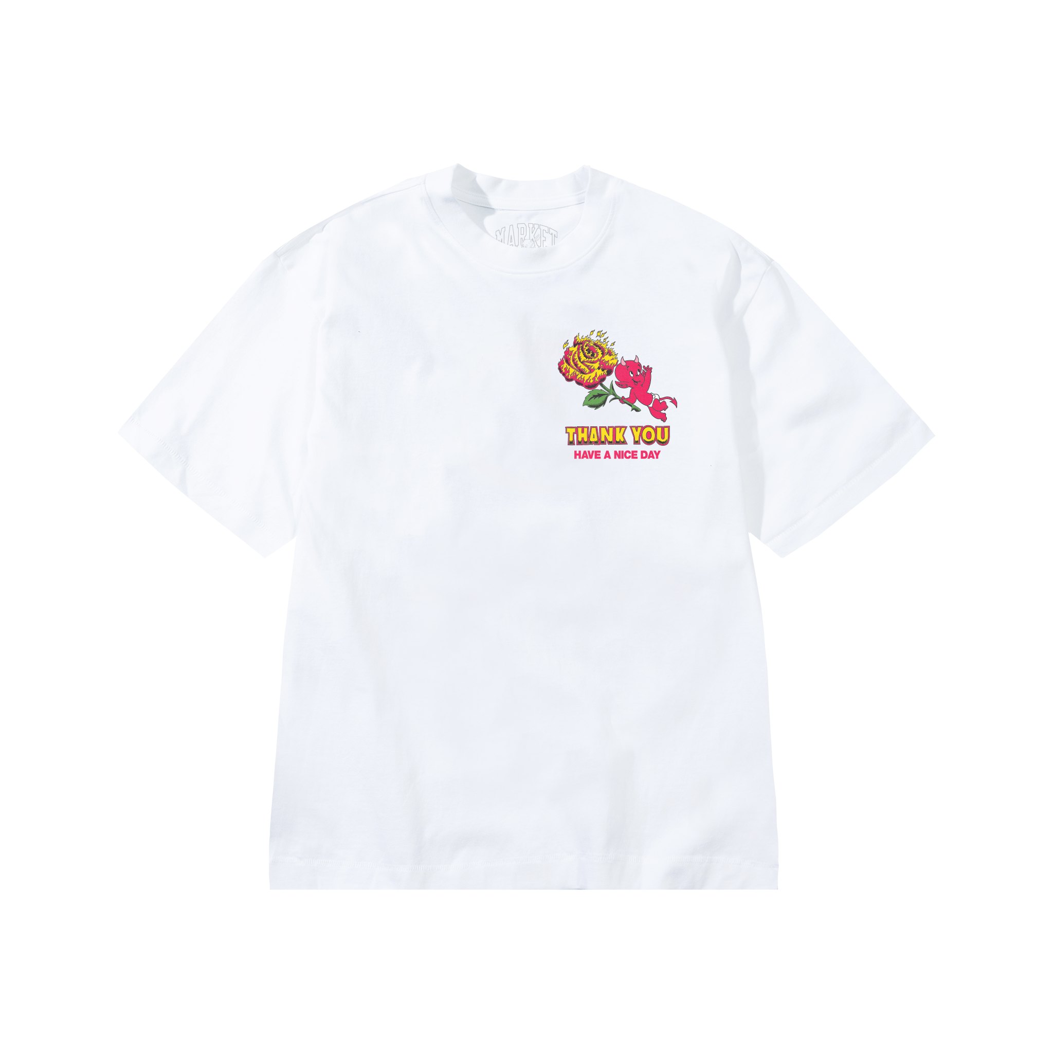 HOT STUFF X MARKET HAVE A NICE DAY T-SHIRT