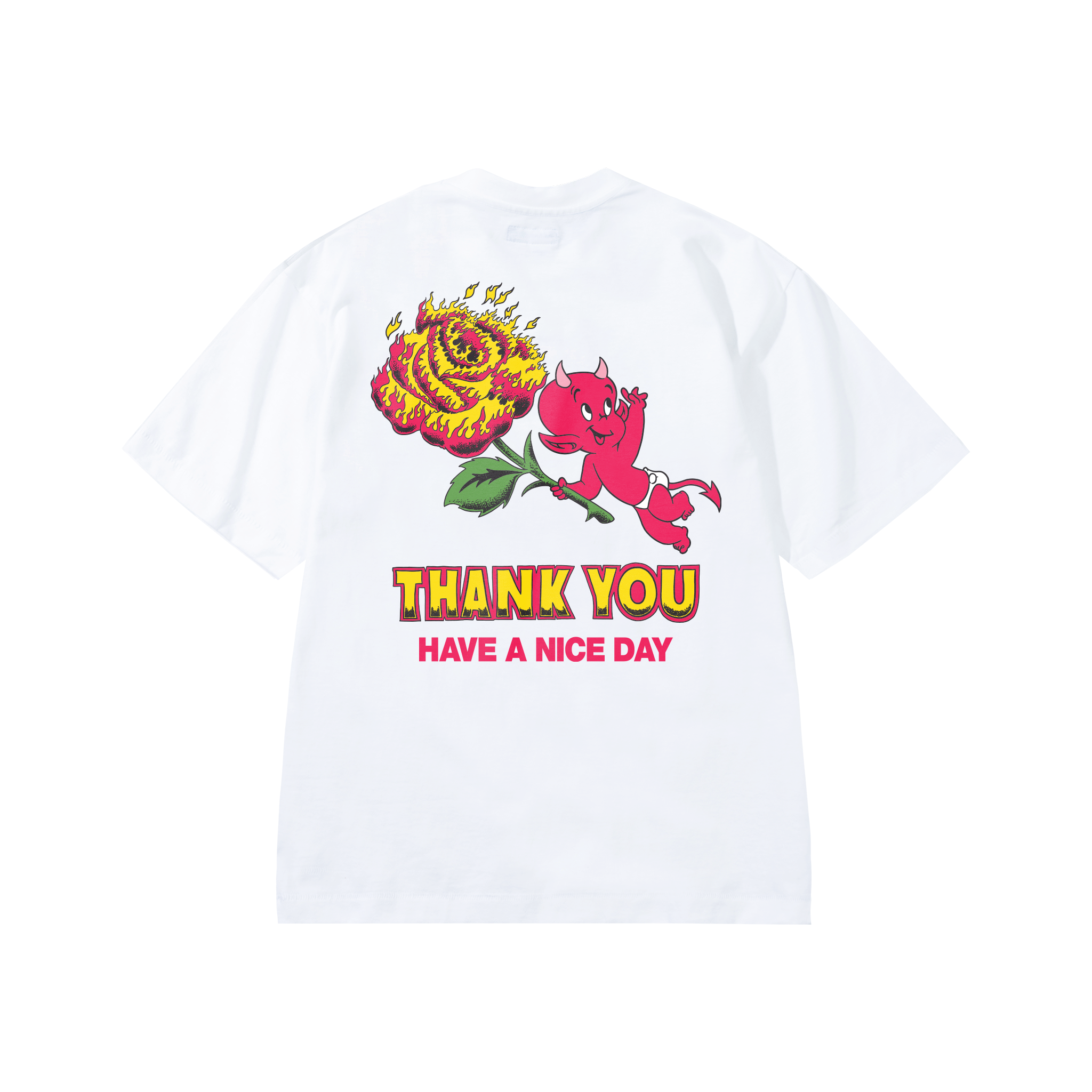 HOT STUFF X MARKET HAVE A NICE DAY T-SHIRT