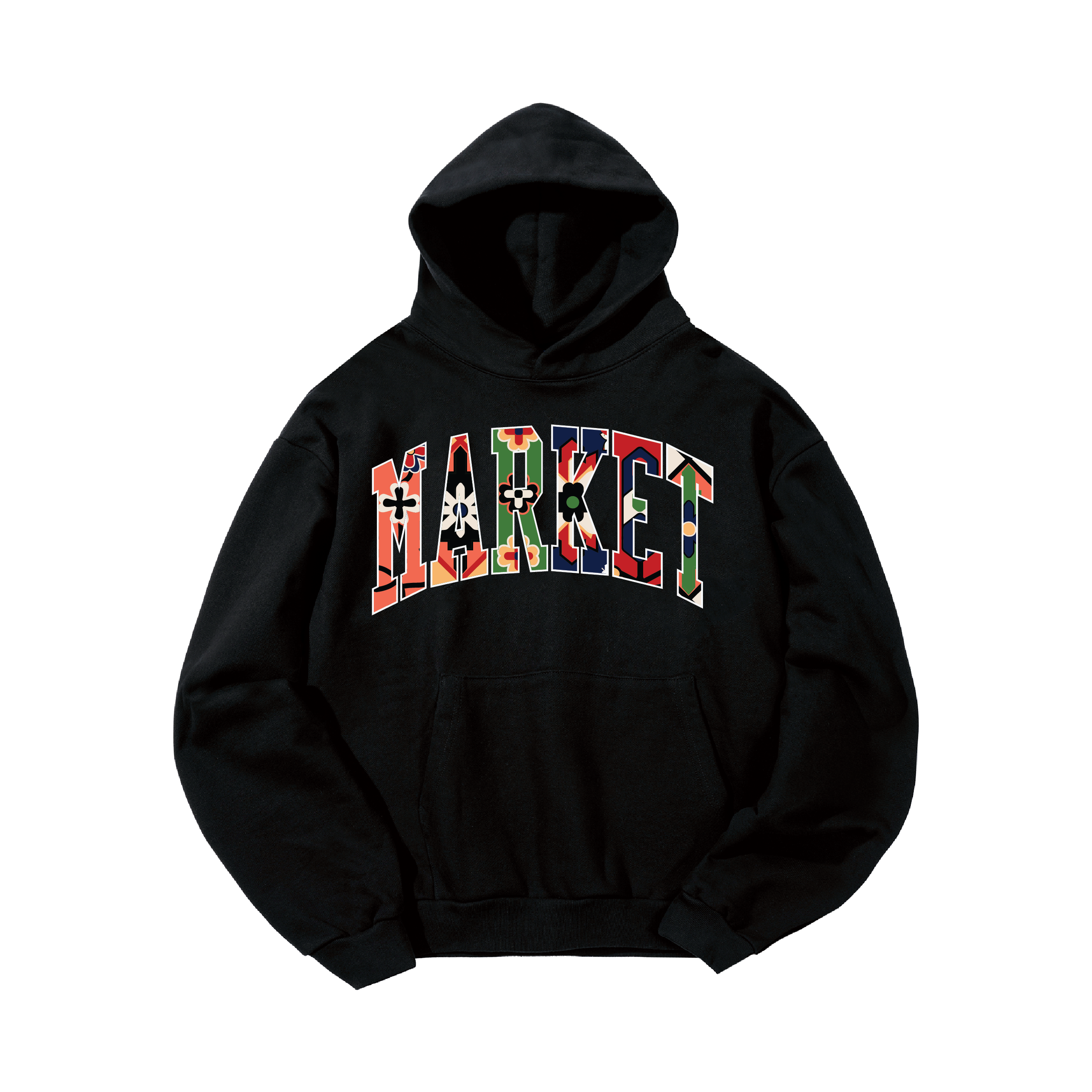 FLORAL RUG ARC HOODIE
