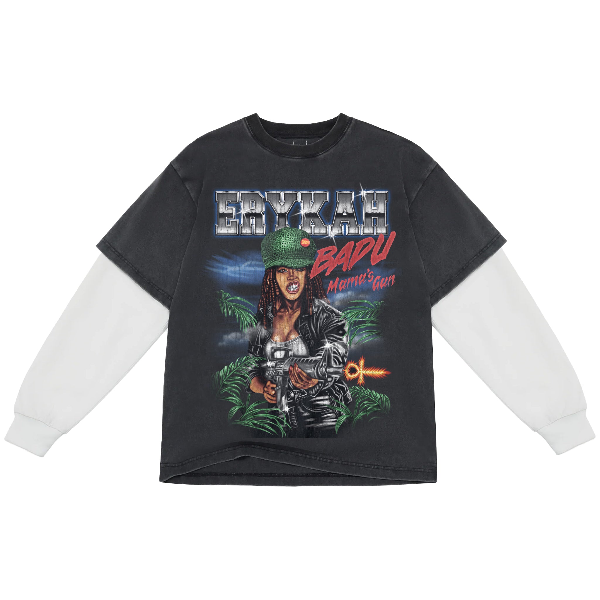 BADU MAMAS GUN 2FER LS SHIRT