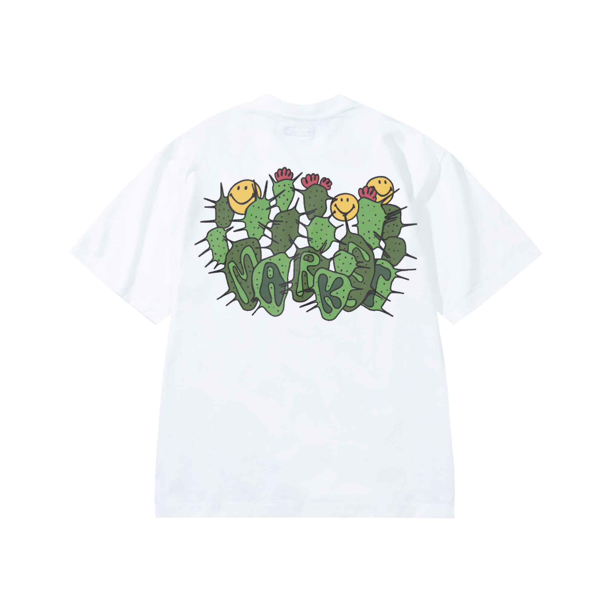 SMILEY CACTUS T-SHIRT - WHITE