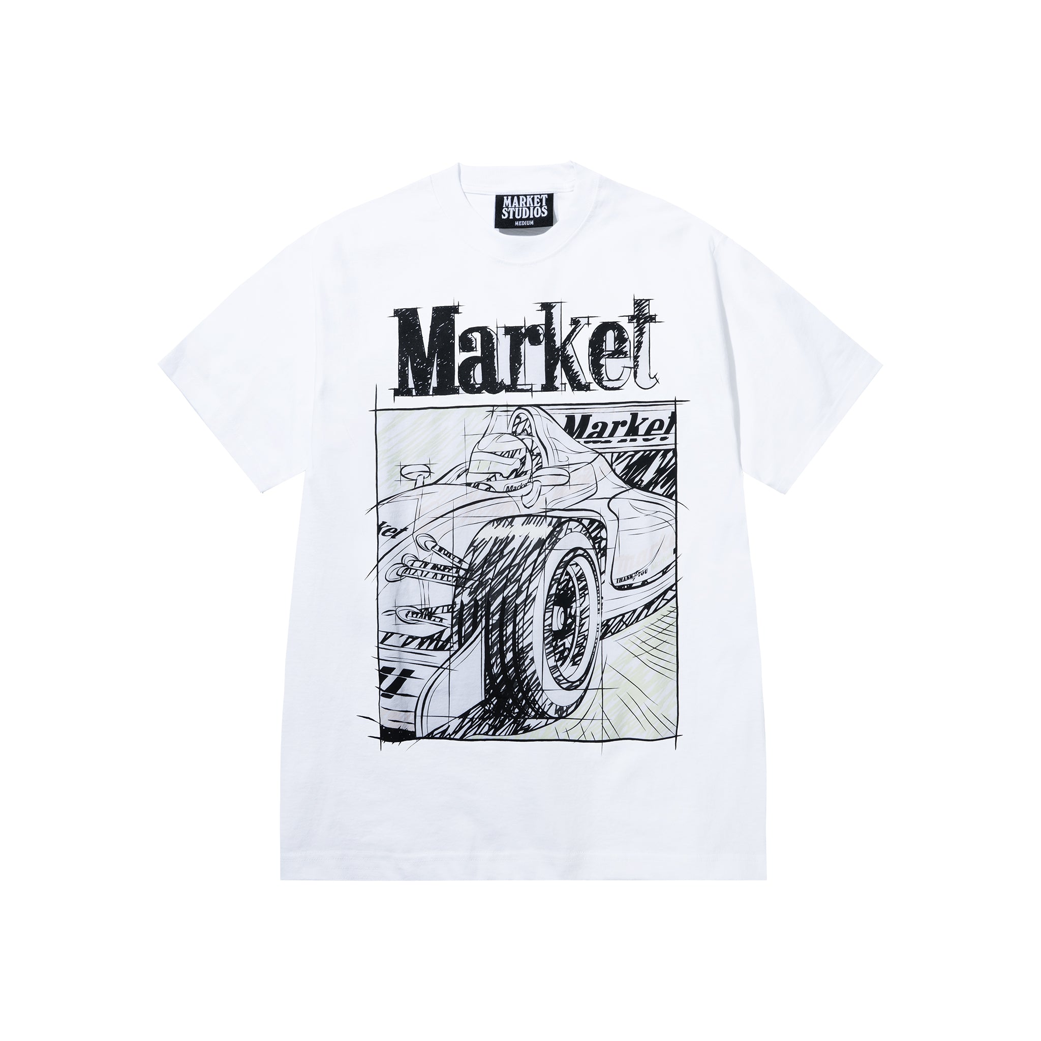 SCRIBBLED FORMULA ONE UV T-SHIRT
