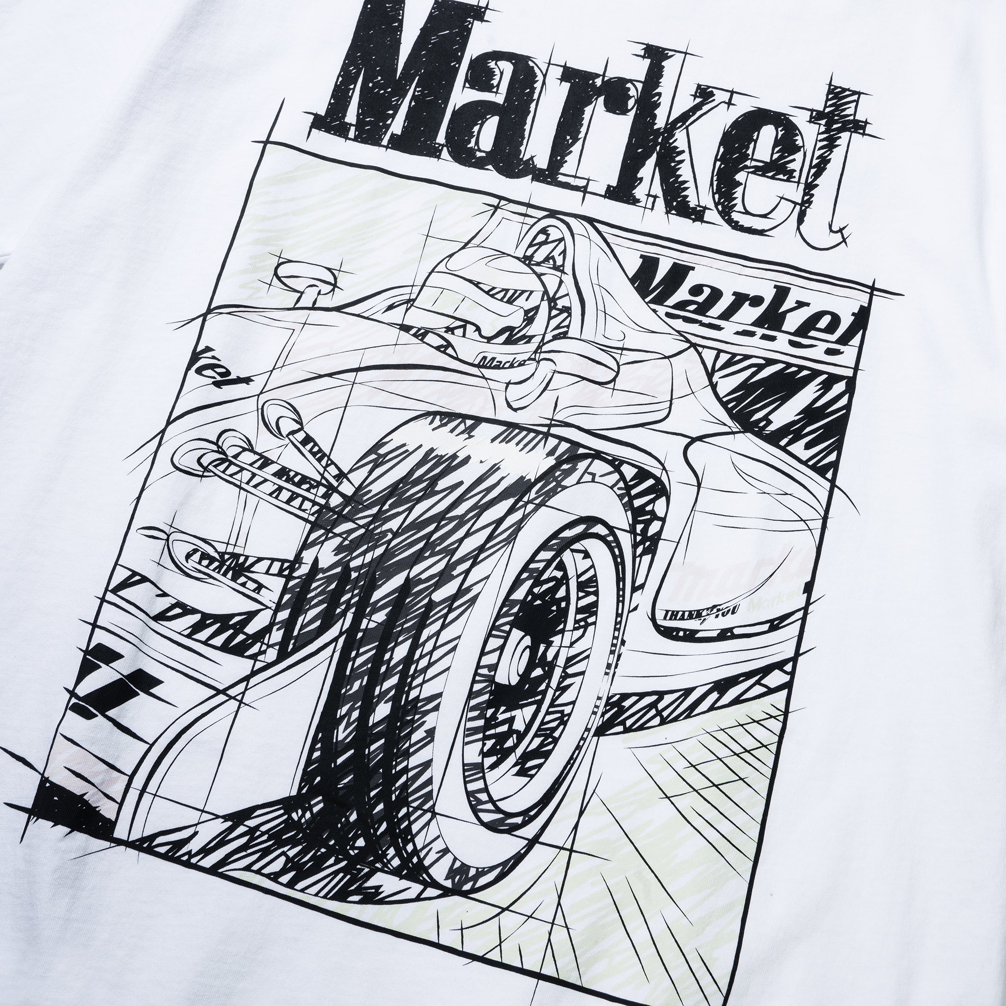 SCRIBBLED FORMULA ONE UV T-SHIRT
